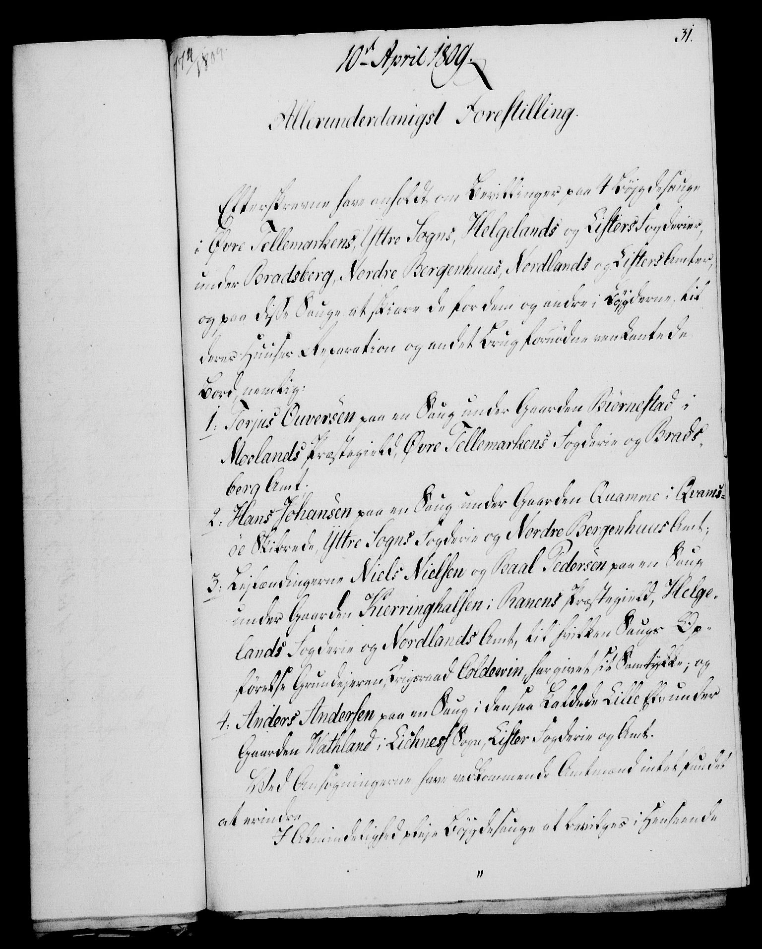 Rentekammeret, Kammerkanselliet, AV/RA-EA-3111/G/Gf/Gfa/L0091: Norsk relasjons- og resolusjonsprotokoll (merket RK 52.91), 1809, s. 147