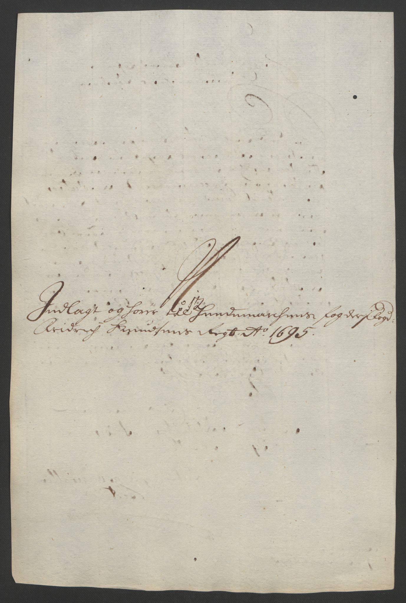 Rentekammeret inntil 1814, Reviderte regnskaper, Fogderegnskap, RA/EA-4092/R16/L1036: Fogderegnskap Hedmark, 1695-1696, s. 245
