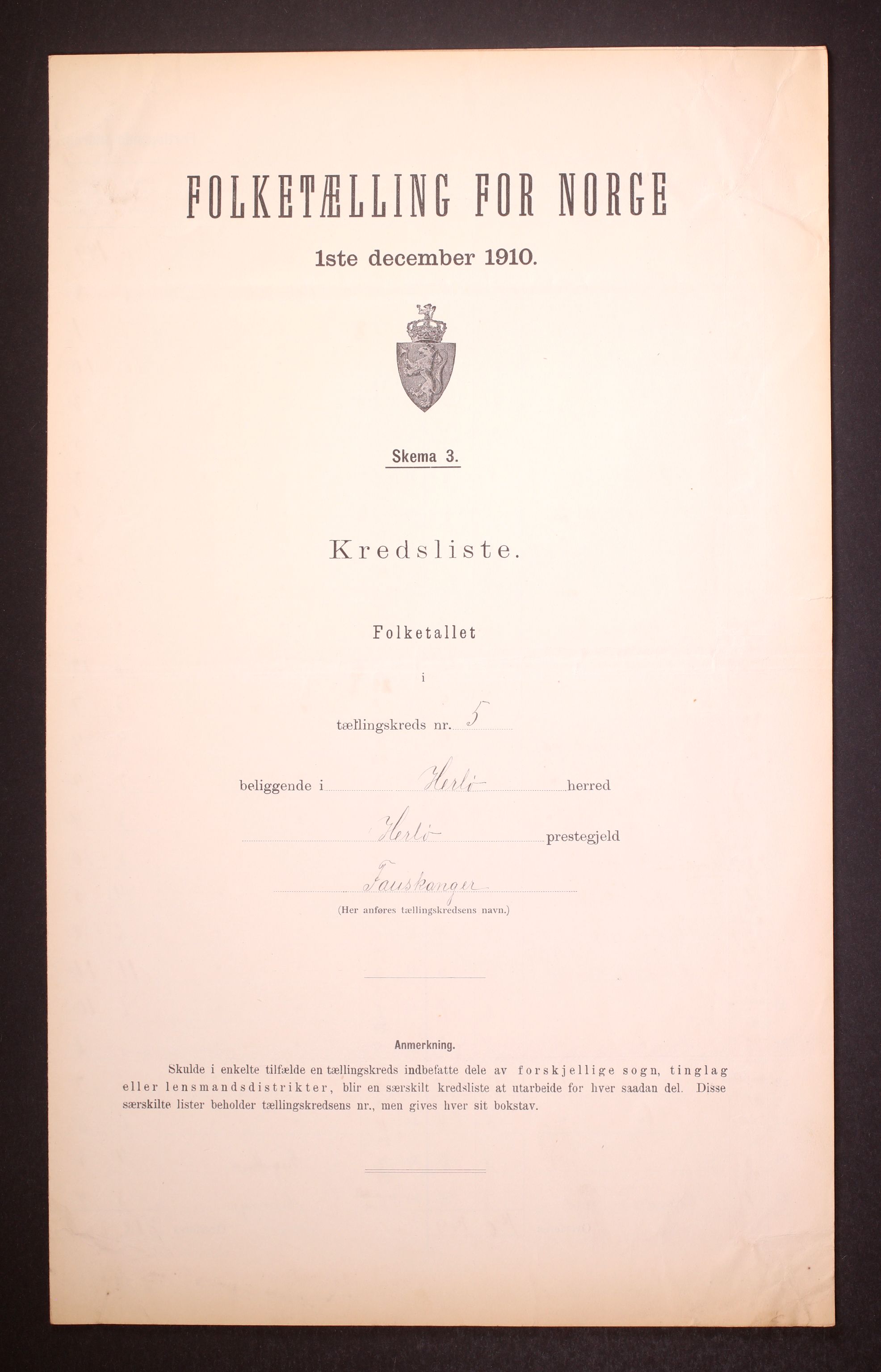 RA, Folketelling 1910 for 1258 Herdla herred, 1910, s. 16