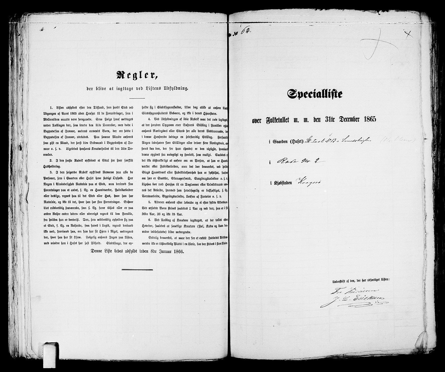 RA, Folketelling 1865 for 0801B Kragerø prestegjeld, Kragerø kjøpstad, 1865, s. 133