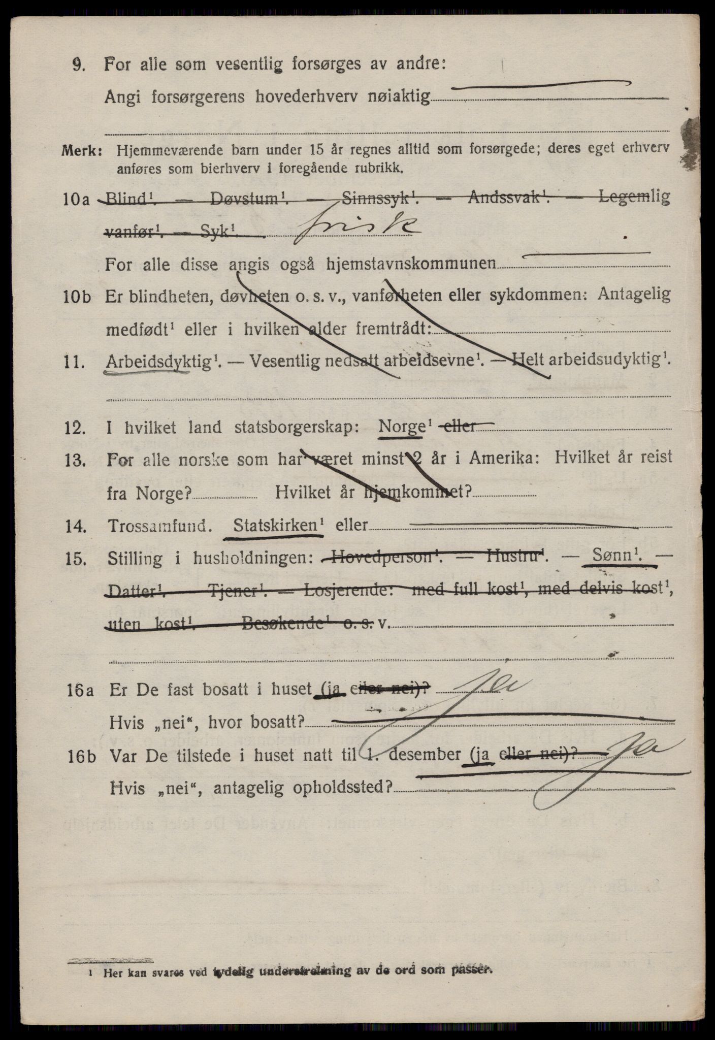 SAST, Folketelling 1920 for 1126 Hetland herred, 1920, s. 11136