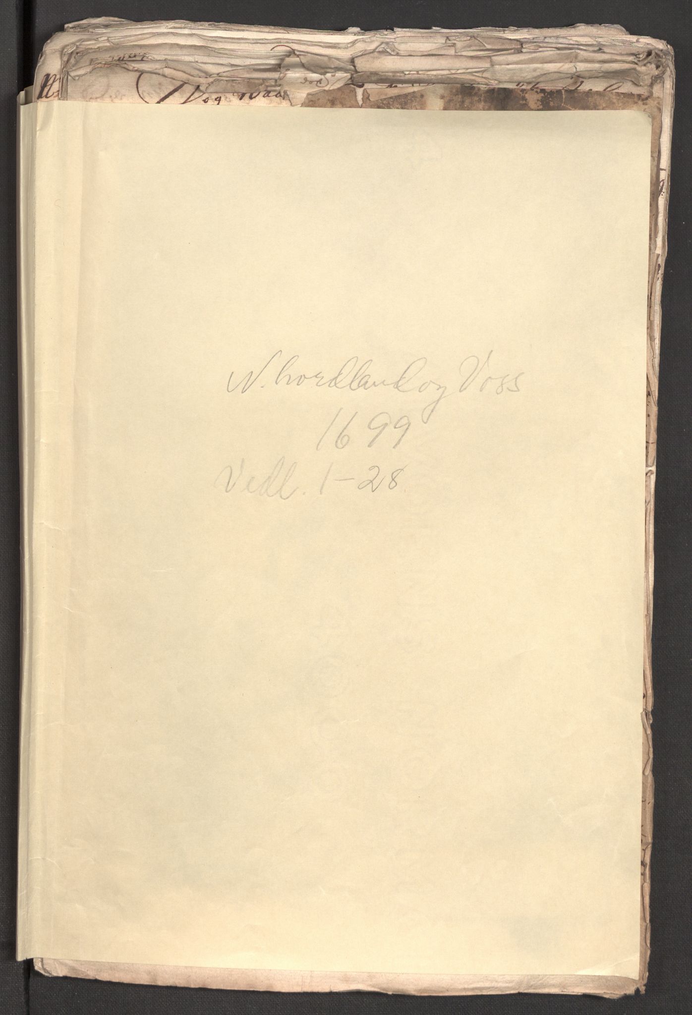 Rentekammeret inntil 1814, Reviderte regnskaper, Fogderegnskap, RA/EA-4092/R51/L3184: Fogderegnskap Nordhordland og Voss, 1698-1699, s. 328