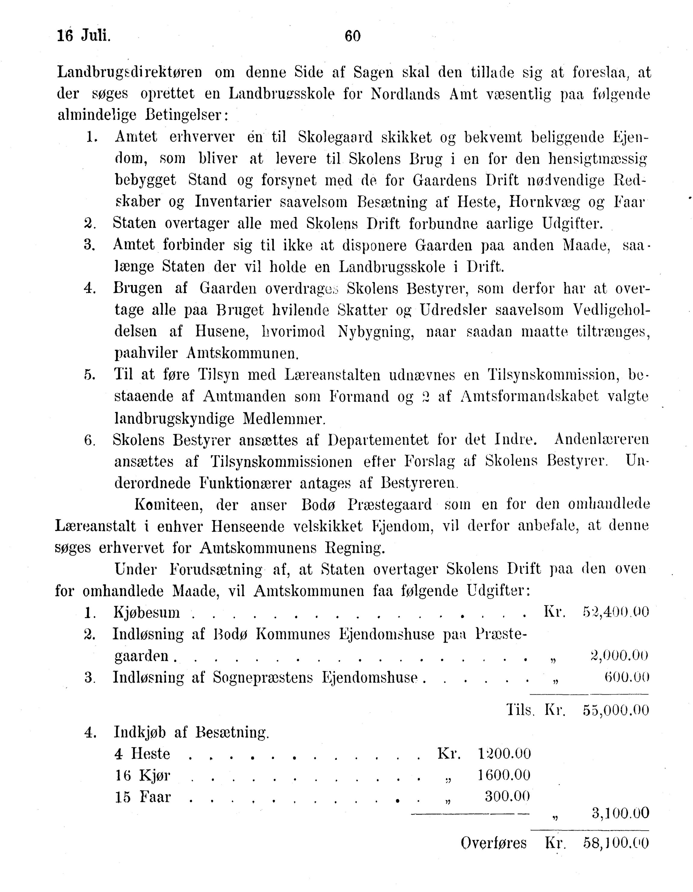 Nordland Fylkeskommune. Fylkestinget, AIN/NFK-17/176/A/Ac/L0015: Fylkestingsforhandlinger 1886-1890, 1886-1890