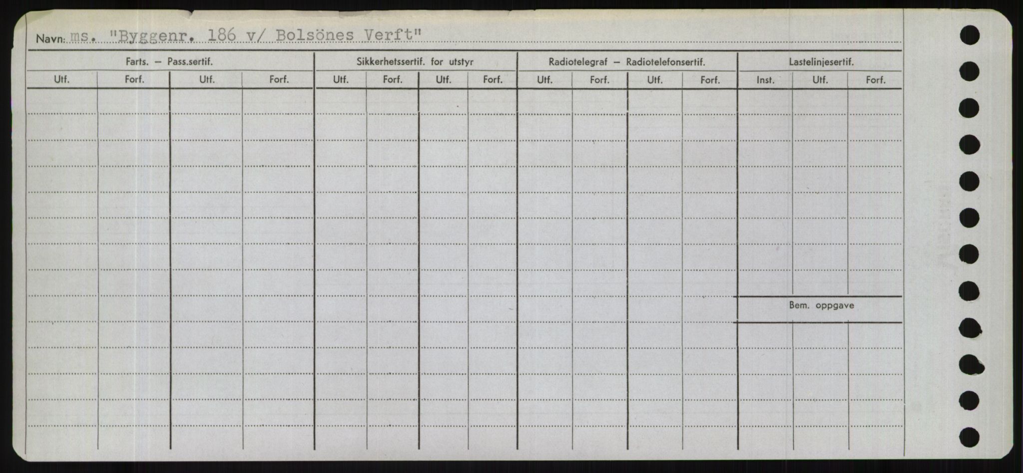 Sjøfartsdirektoratet med forløpere, Skipsmålingen, RA/S-1627/H/Hd/L0006: Fartøy, Byg-Båt, s. 42