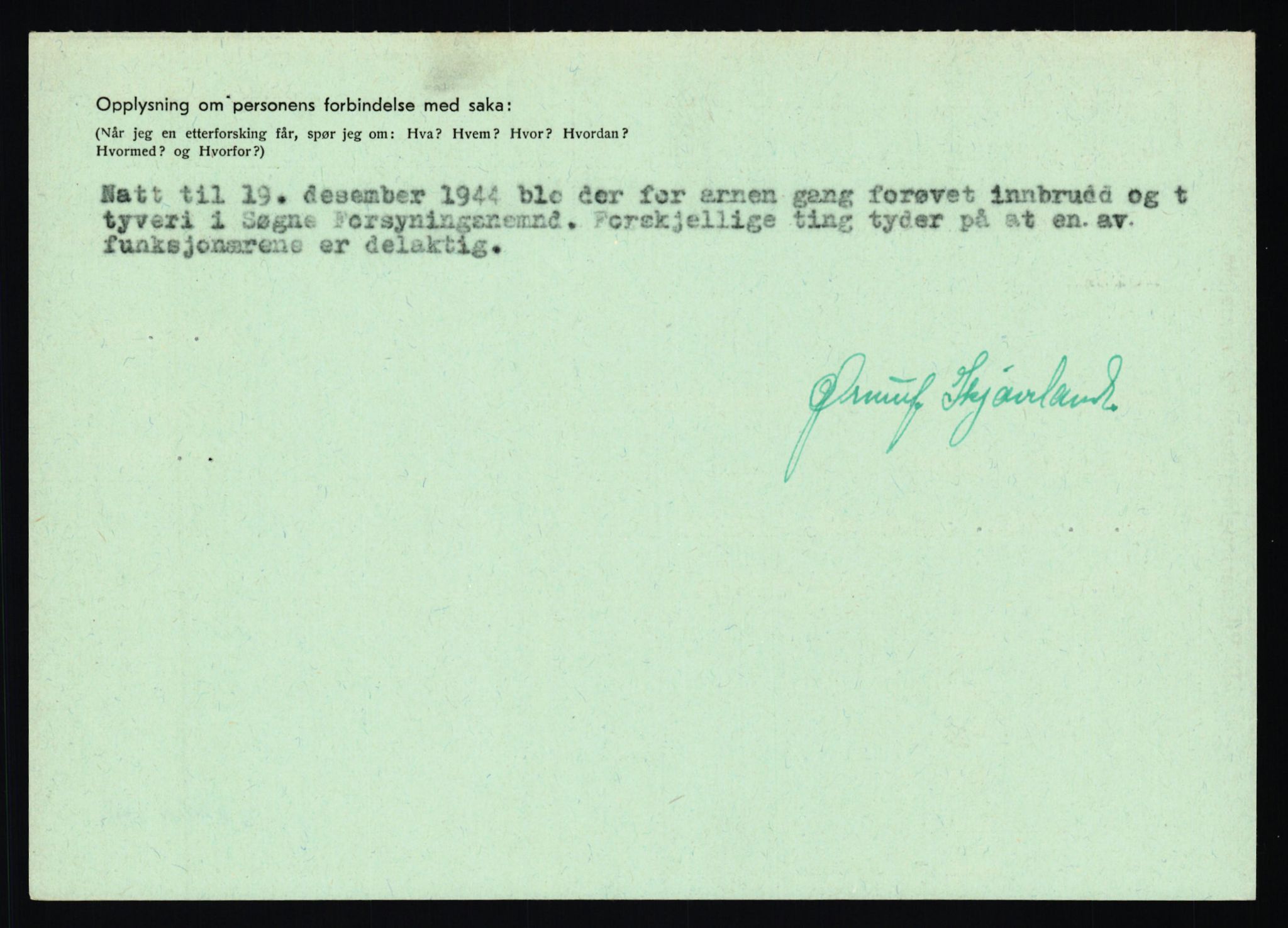 Statspolitiet - Hovedkontoret / Osloavdelingen, AV/RA-S-1329/C/Ca/L0008: Johan(nes)sen - Knoph, 1943-1945, s. 4016