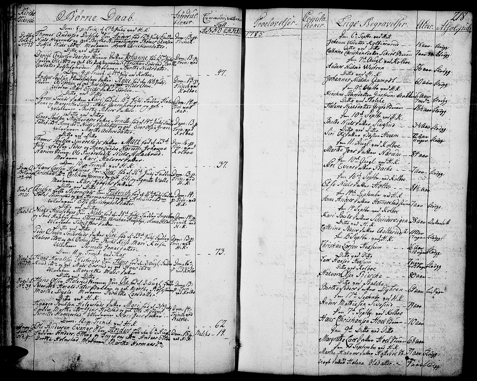 Toten prestekontor, AV/SAH-PREST-102/H/Ha/Haa/L0006: Ministerialbok nr. 6, 1773-1793, s. 218