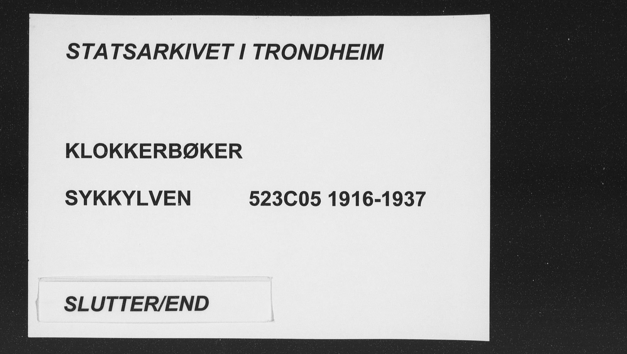 Ministerialprotokoller, klokkerbøker og fødselsregistre - Møre og Romsdal, AV/SAT-A-1454/523/L0342: Klokkerbok nr. 523C05, 1916-1937