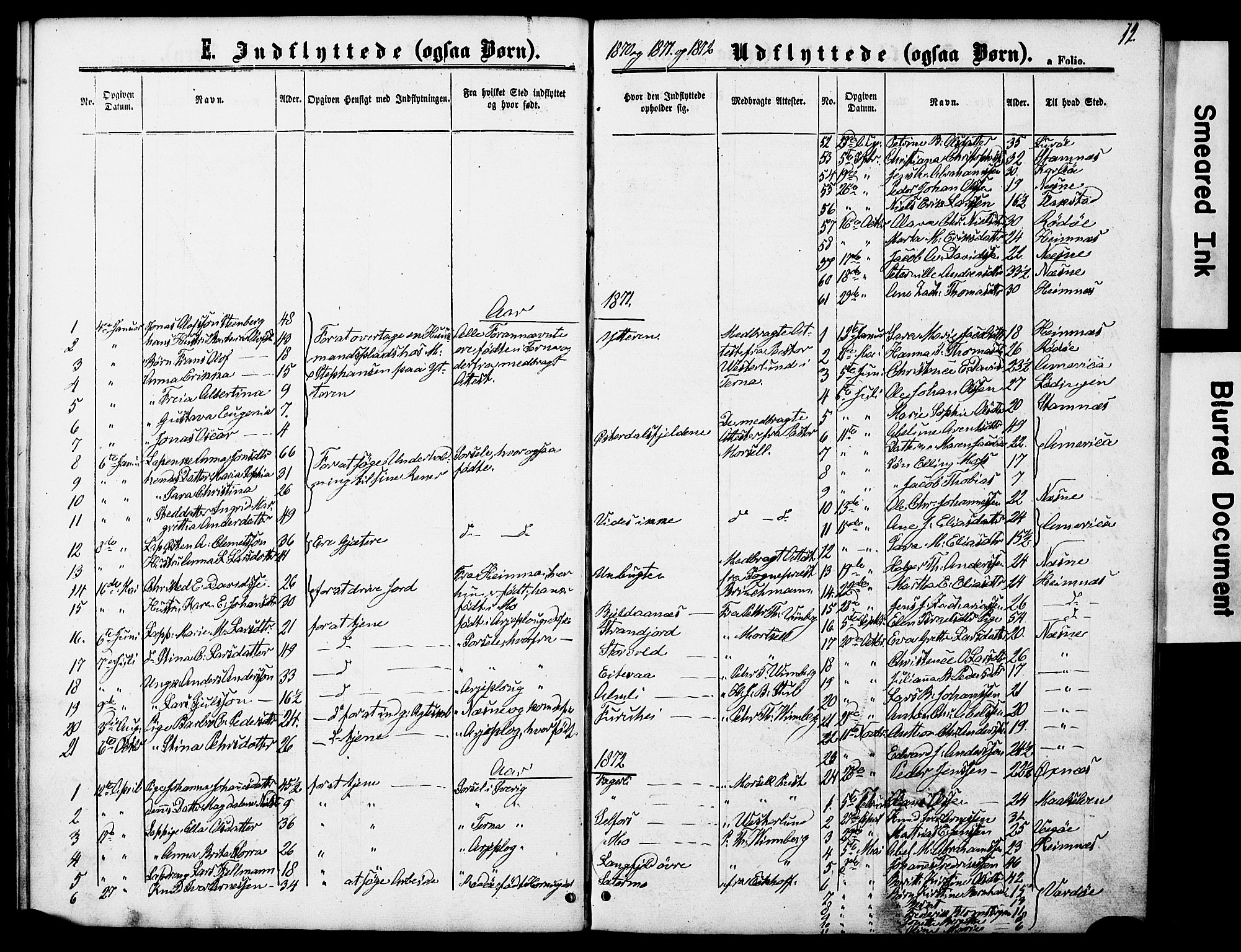 Ministerialprotokoller, klokkerbøker og fødselsregistre - Nordland, AV/SAT-A-1459/827/L0398: Ministerialbok nr. 827A10, 1866-1886, s. 12