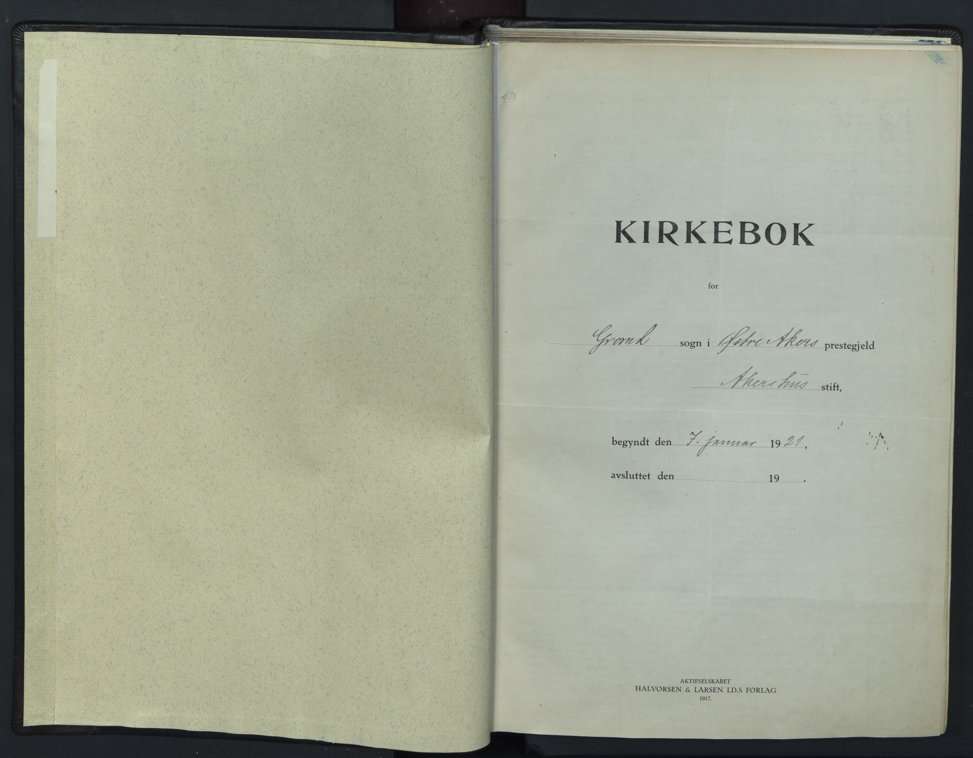 Østre Aker prestekontor Kirkebøker, AV/SAO-A-10840/F/Fb/L0002: Ministerialbok nr. II 2, 1918-1930