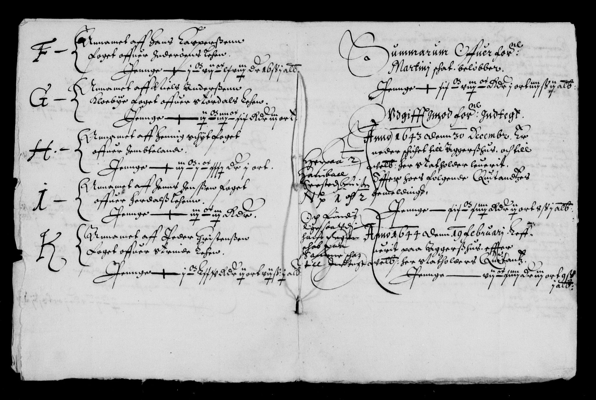 Rentekammeret inntil 1814, Reviderte regnskaper, Lensregnskaper, AV/RA-EA-5023/R/Rb/Rbw/L0078: Trondheim len, 1643-1644