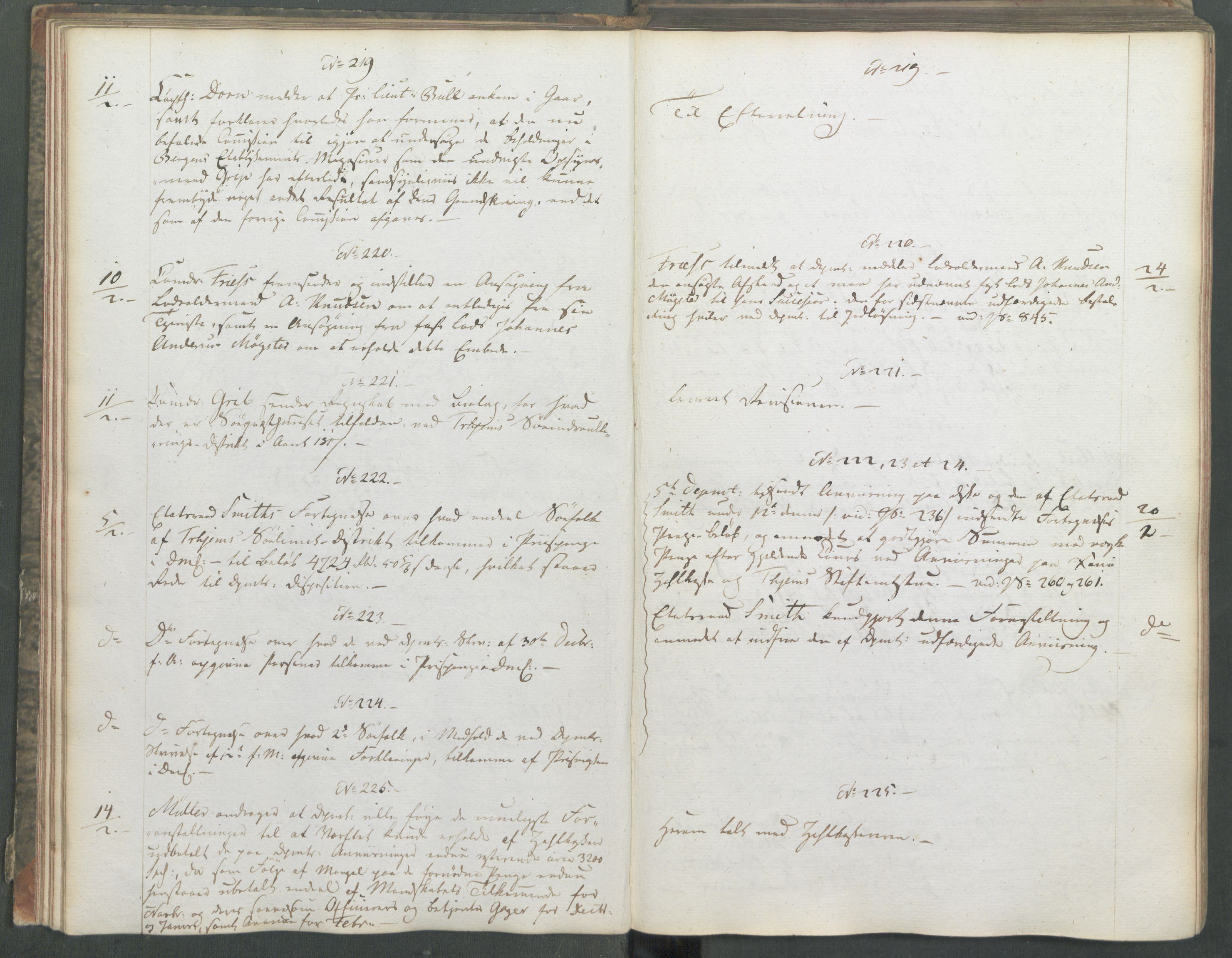 Marinedepartementet/ Marine- og postdepartementet, AV/RA-RAFA-3792/C/L0006: 7de Departements Journal, 1818