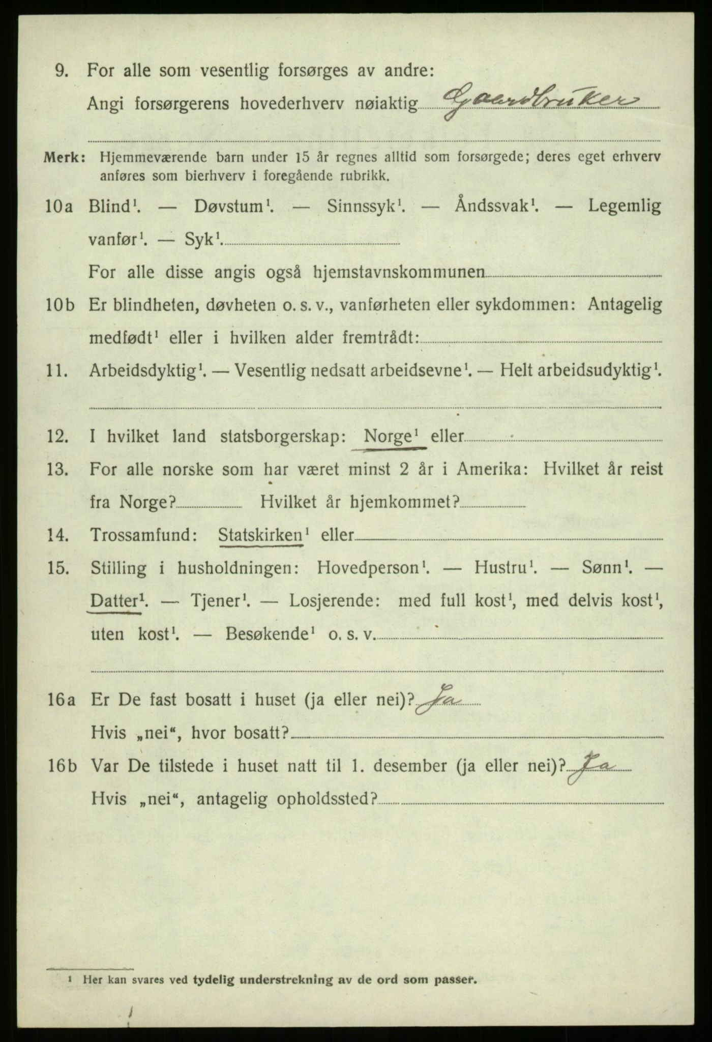 SAB, Folketelling 1920 for 1442 Davik herred, 1920, s. 5950