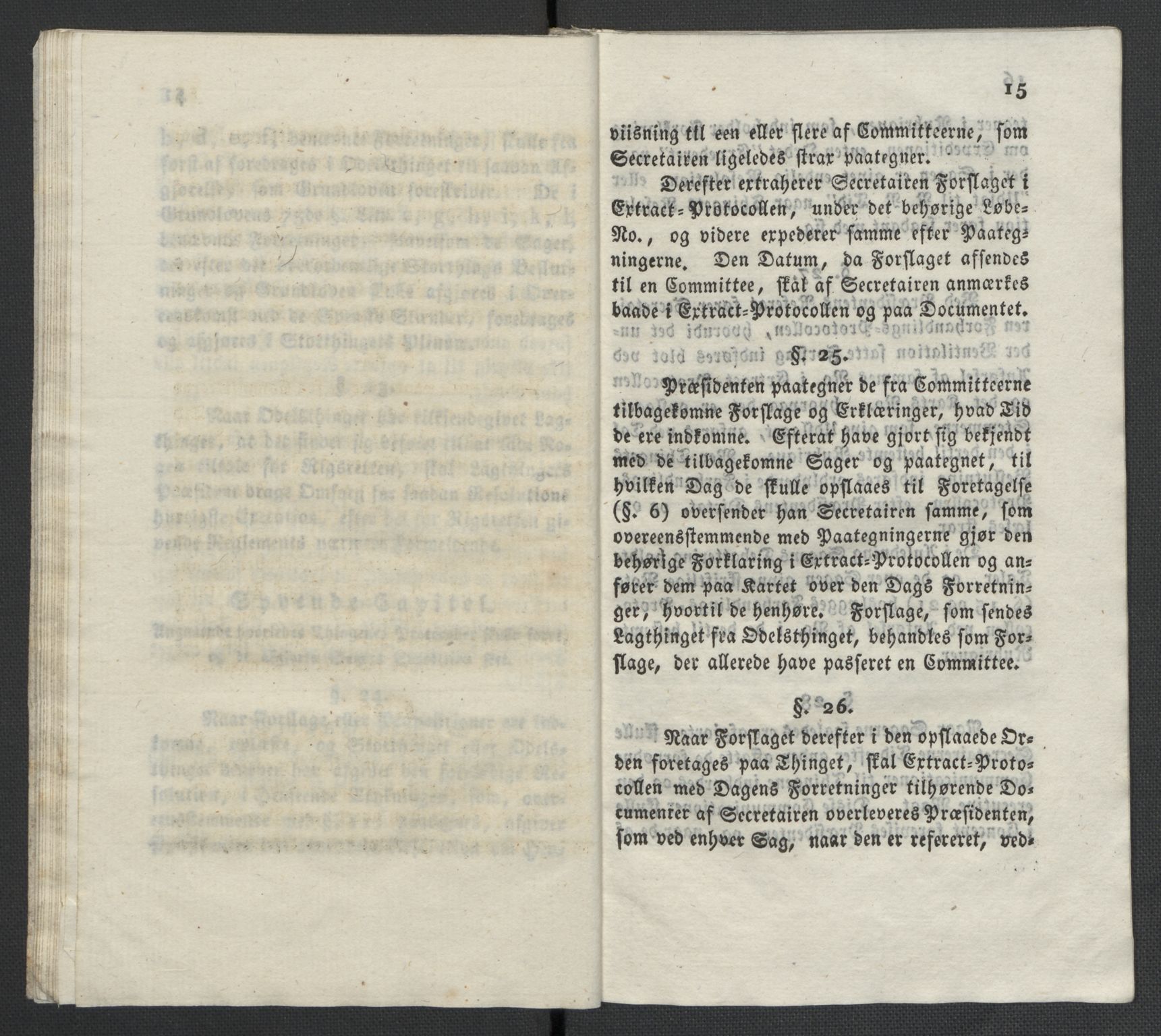 Christie, Wilhelm Frimann Koren, AV/RA-PA-0014/F/L0005: Christies dokumenter fra Stortinget, 1815-1816, s. 726