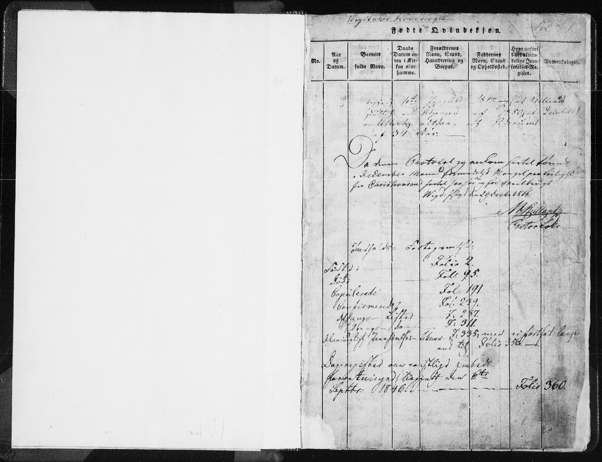 Vikedal sokneprestkontor, AV/SAST-A-101840/01/IV: Ministerialbok nr. A 3, 1817-1850, s. 1