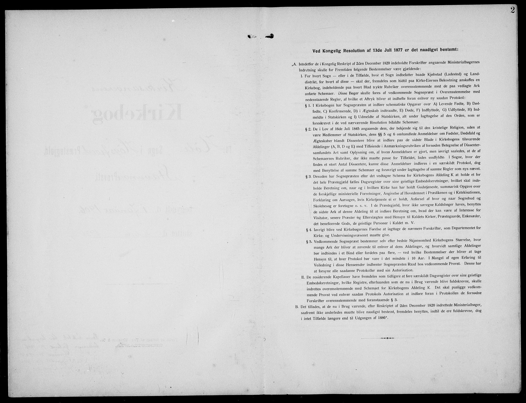 Høgsfjord sokneprestkontor, SAST/A-101624/H/Ha/Hab/L0004: Klokkerbok nr. B 4, 1906-1938, s. 2