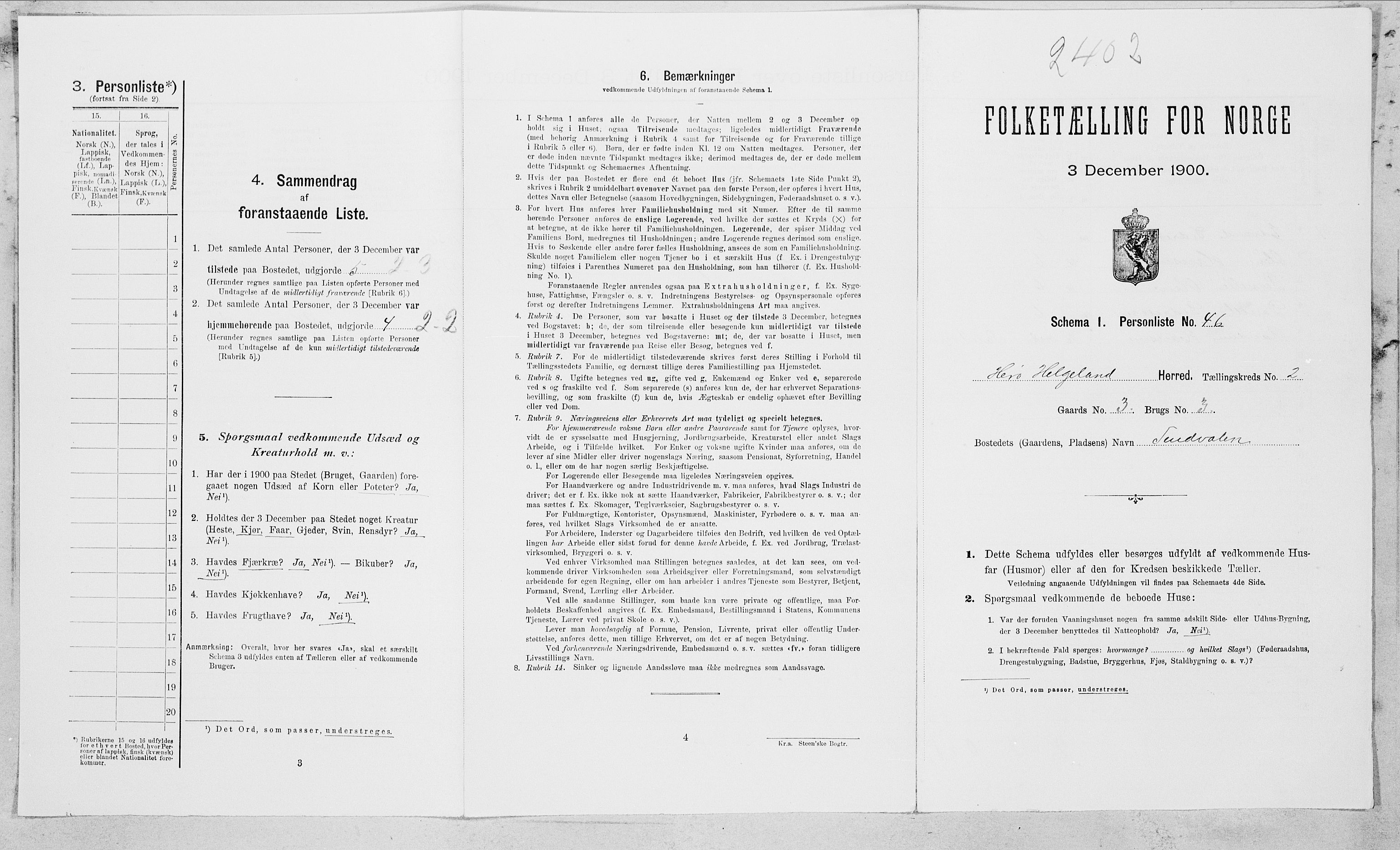 SAT, Folketelling 1900 for 1818 Herøy herred, 1900, s. 168