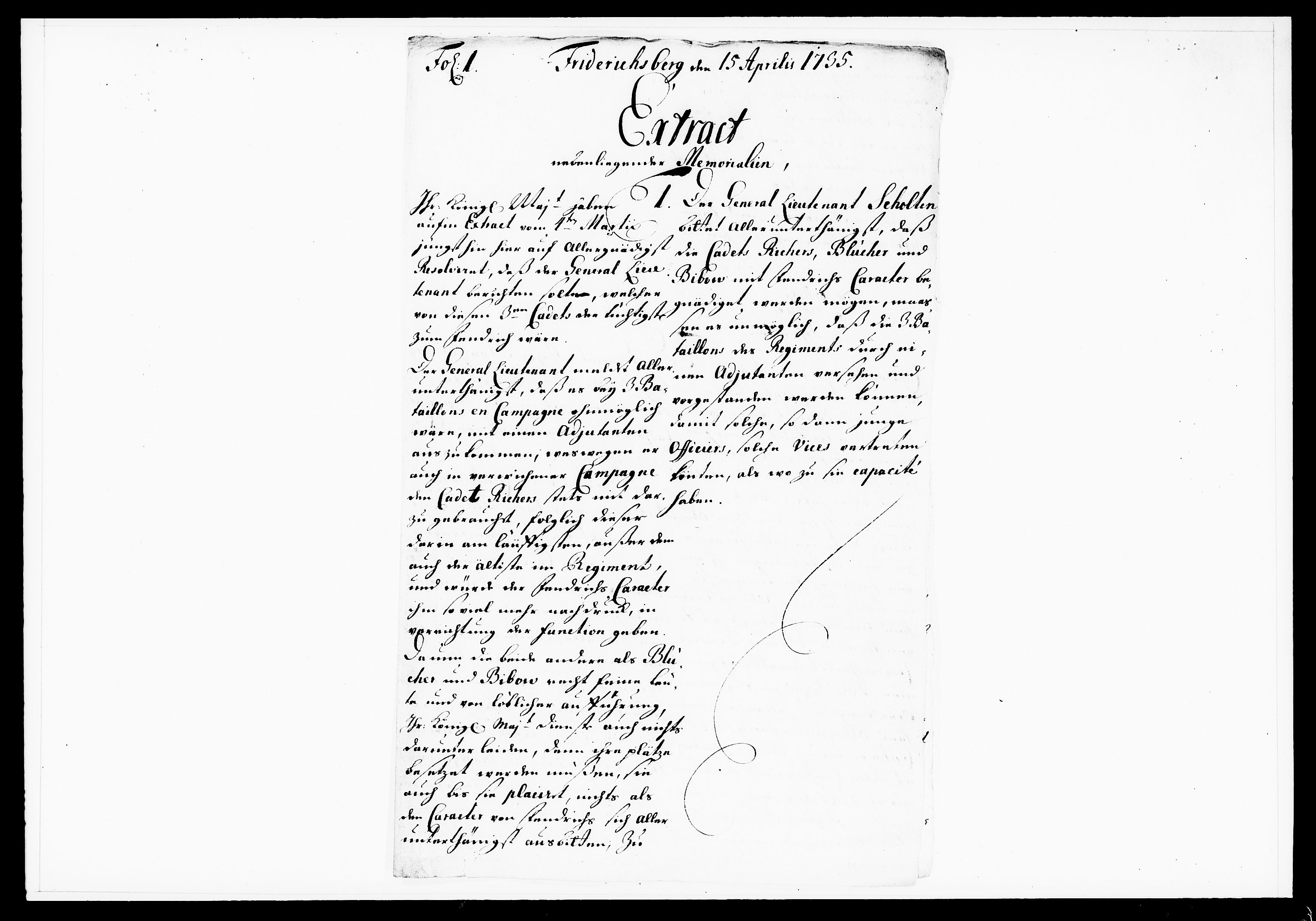 Krigskollegiet, Krigskancelliet, DRA/A-0006/-/1122-1129: Refererede sager, 1735, s. 176