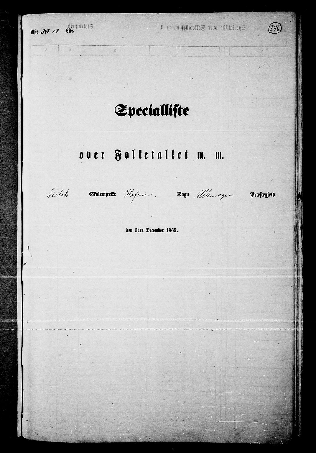 RA, Folketelling 1865 for 0235P Ullensaker prestegjeld, 1865, s. 298