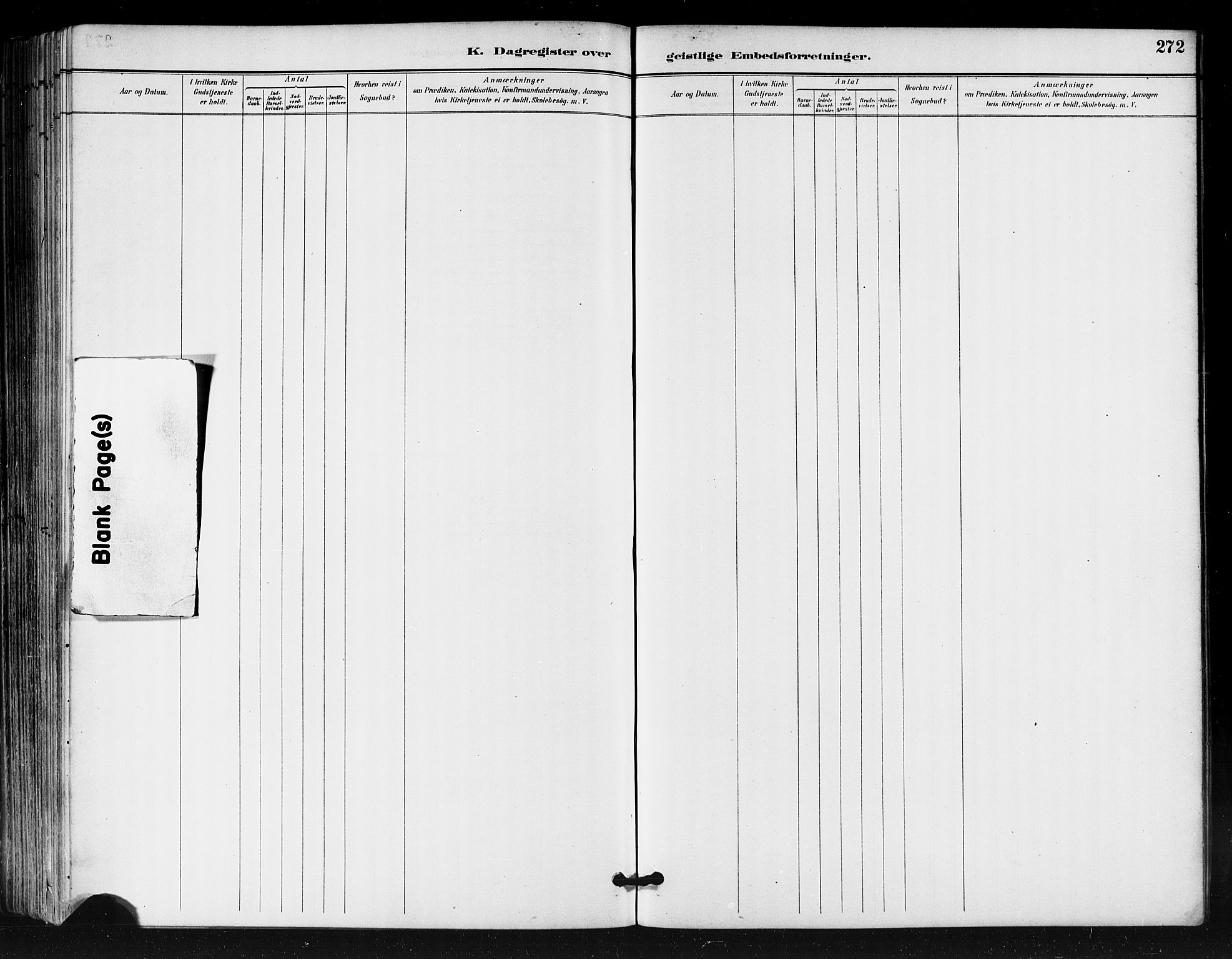 Ministerialprotokoller, klokkerbøker og fødselsregistre - Nordland, AV/SAT-A-1459/812/L0178: Ministerialbok nr. 812A07, 1886-1900, s. 272