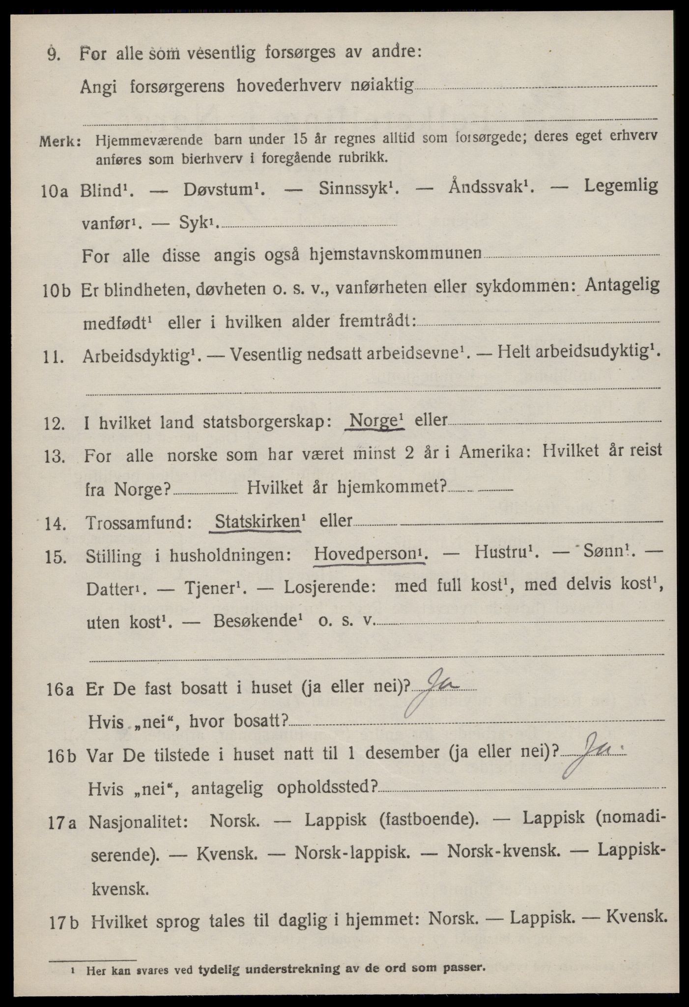 SAT, Folketelling 1920 for 1624 Rissa herred, 1920, s. 2916