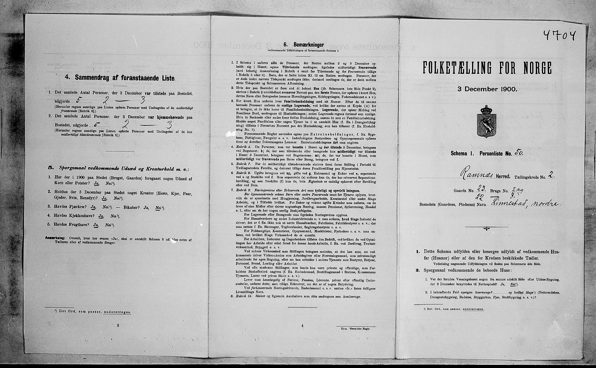 RA, Folketelling 1900 for 0718 Ramnes herred, 1900, s. 324
