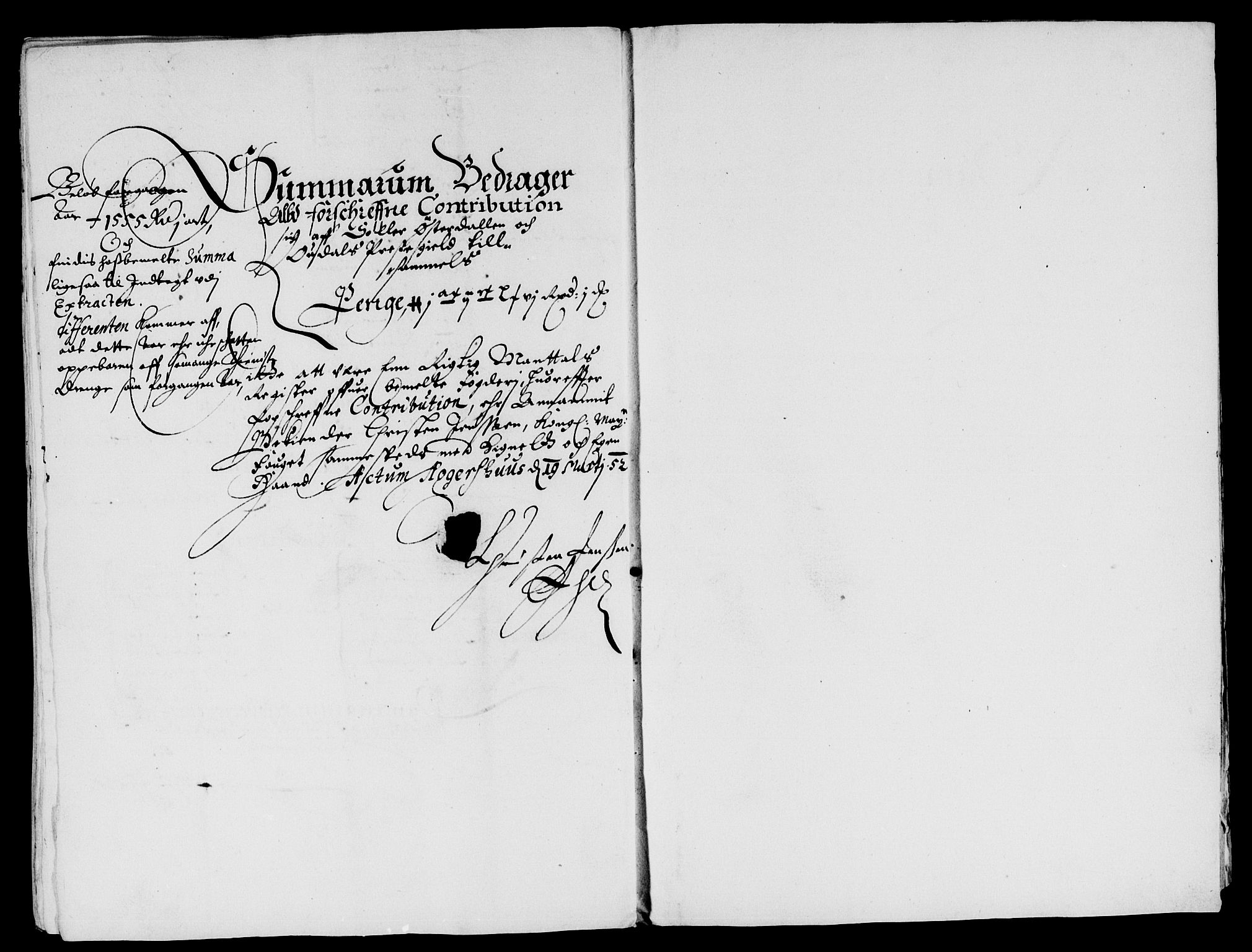 Rentekammeret inntil 1814, Reviderte regnskaper, Lensregnskaper, AV/RA-EA-5023/R/Rb/Rba/L0207: Akershus len, 1651-1652