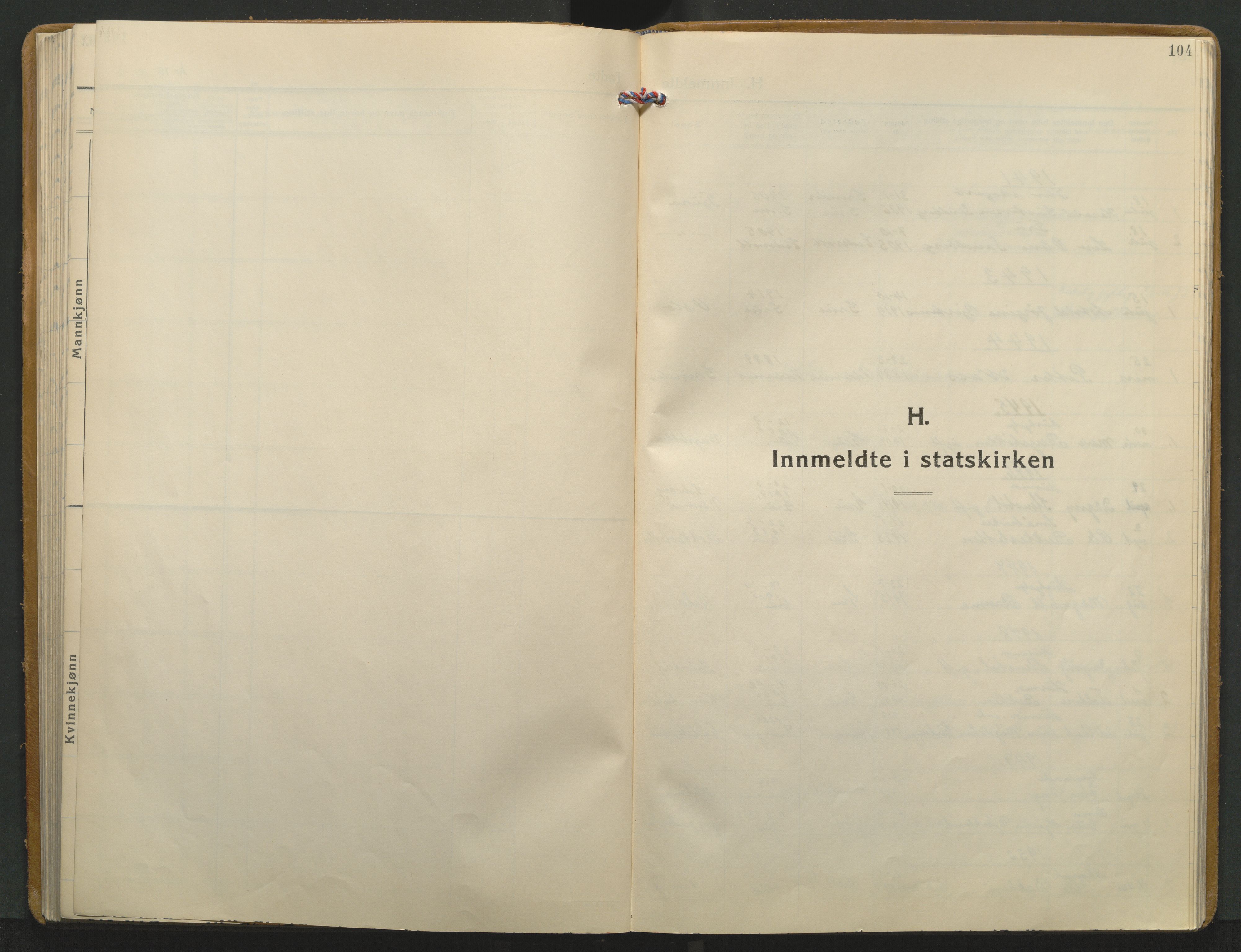 Grue prestekontor, SAH/PREST-036/H/Ha/Haa/L0021: Ministerialbok nr. 21, 1939-1976, s. 104