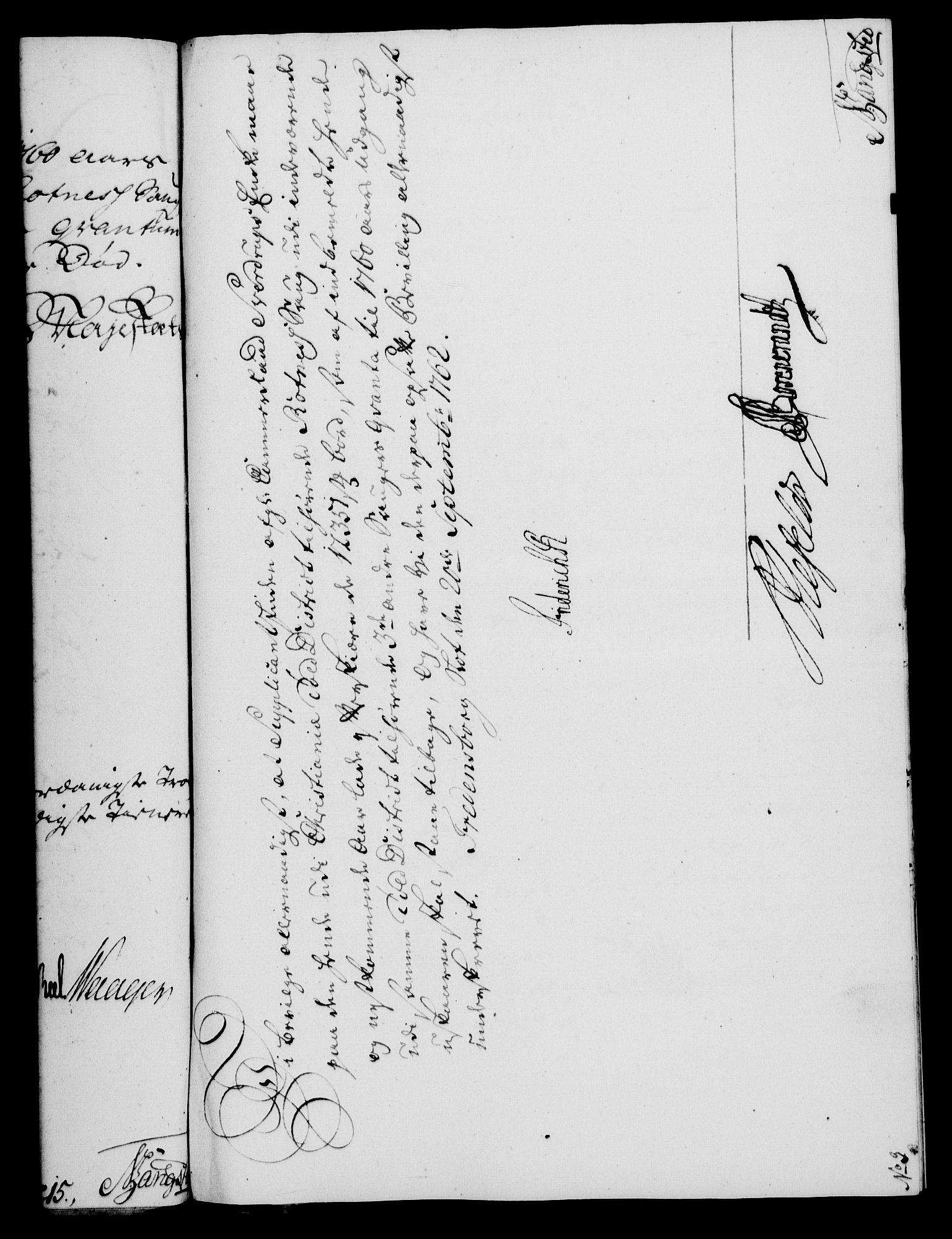 Rentekammeret, Kammerkanselliet, RA/EA-3111/G/Gf/Gfa/L0044: Norsk relasjons- og resolusjonsprotokoll (merket RK 52.44), 1762, s. 404
