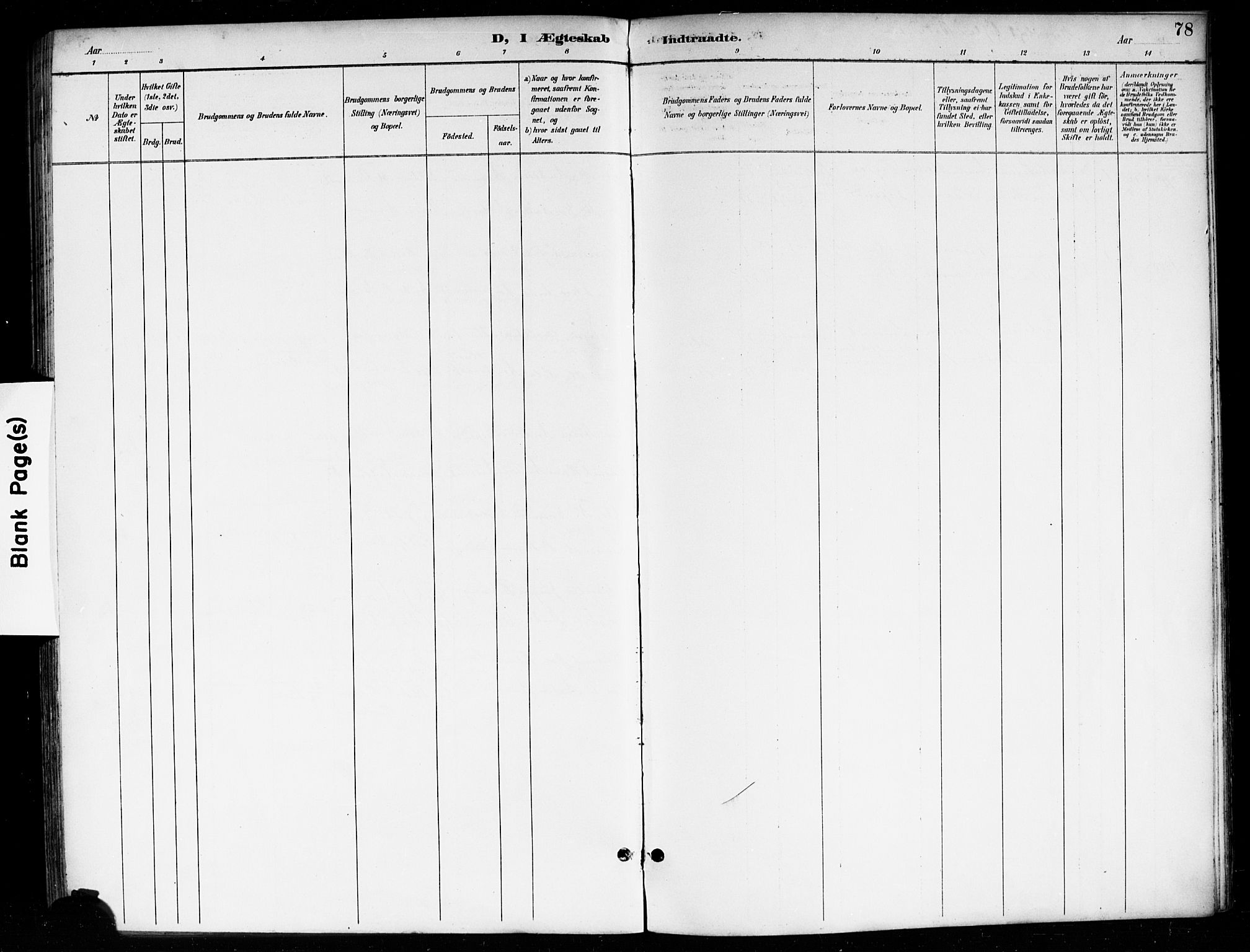 Skiptvet prestekontor Kirkebøker, SAO/A-20009/F/Fa/L0010: Ministerialbok nr. 10, 1890-1900, s. 78