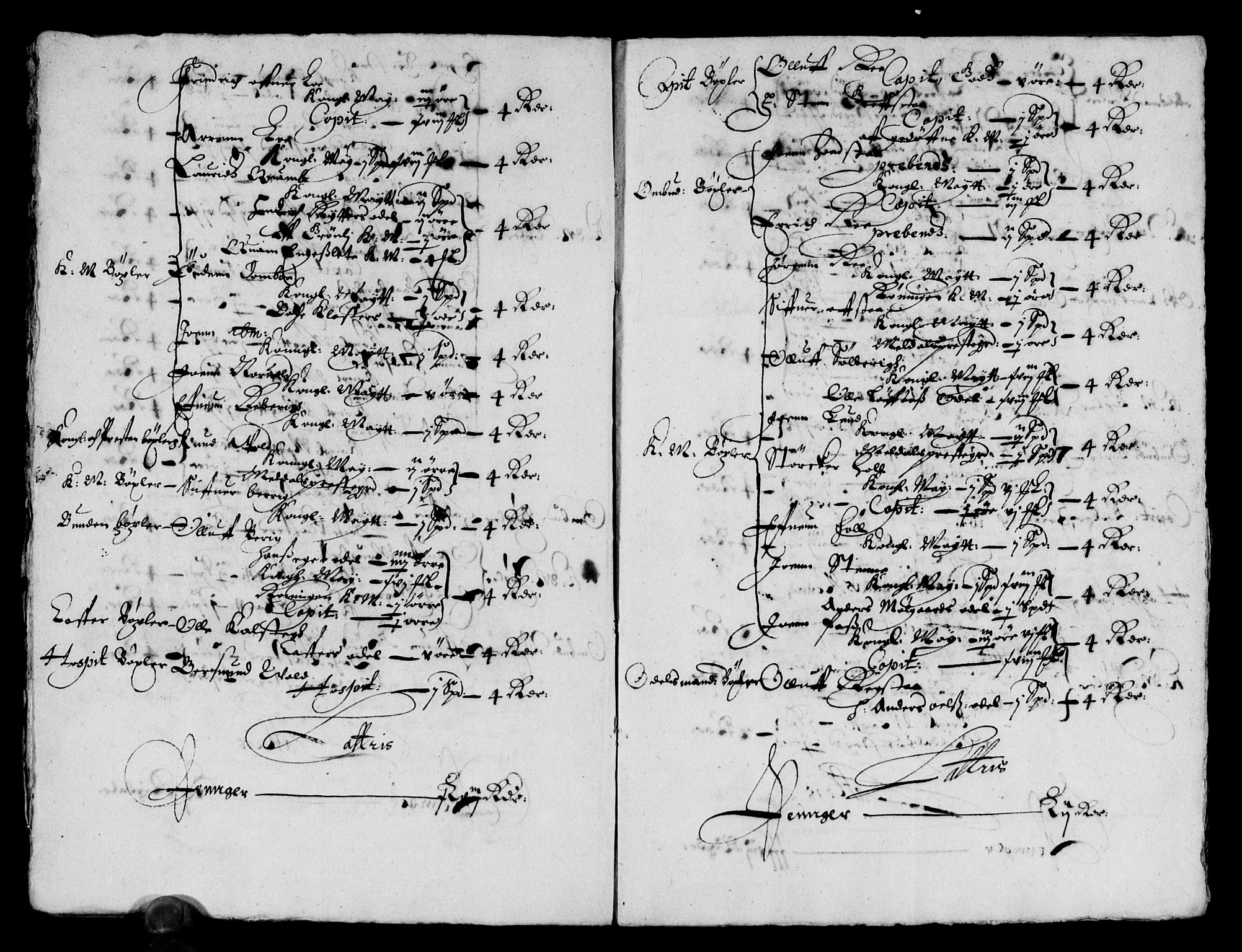 Rentekammeret inntil 1814, Reviderte regnskaper, Lensregnskaper, AV/RA-EA-5023/R/Rb/Rbw/L0113: Trondheim len, 1653-1654