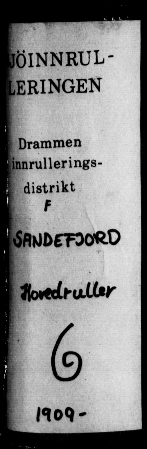 Sandefjord innrulleringskontor, SAKO/A-788/F/Fc/L0005: Maskinist- og fyrbøterrulle, 1909, s. 1