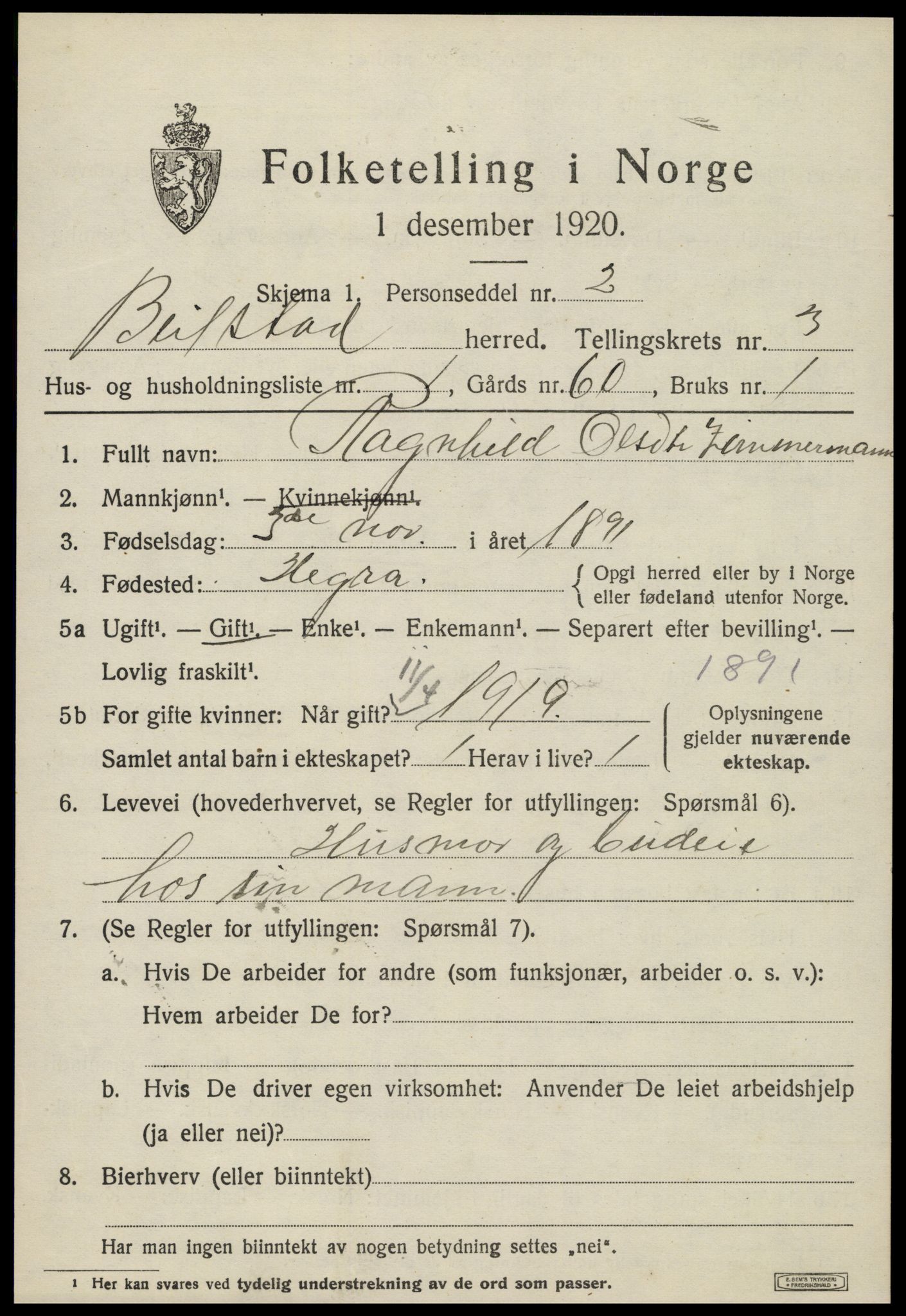 SAT, Folketelling 1920 for 1727 Beitstad herred, 1920, s. 2377