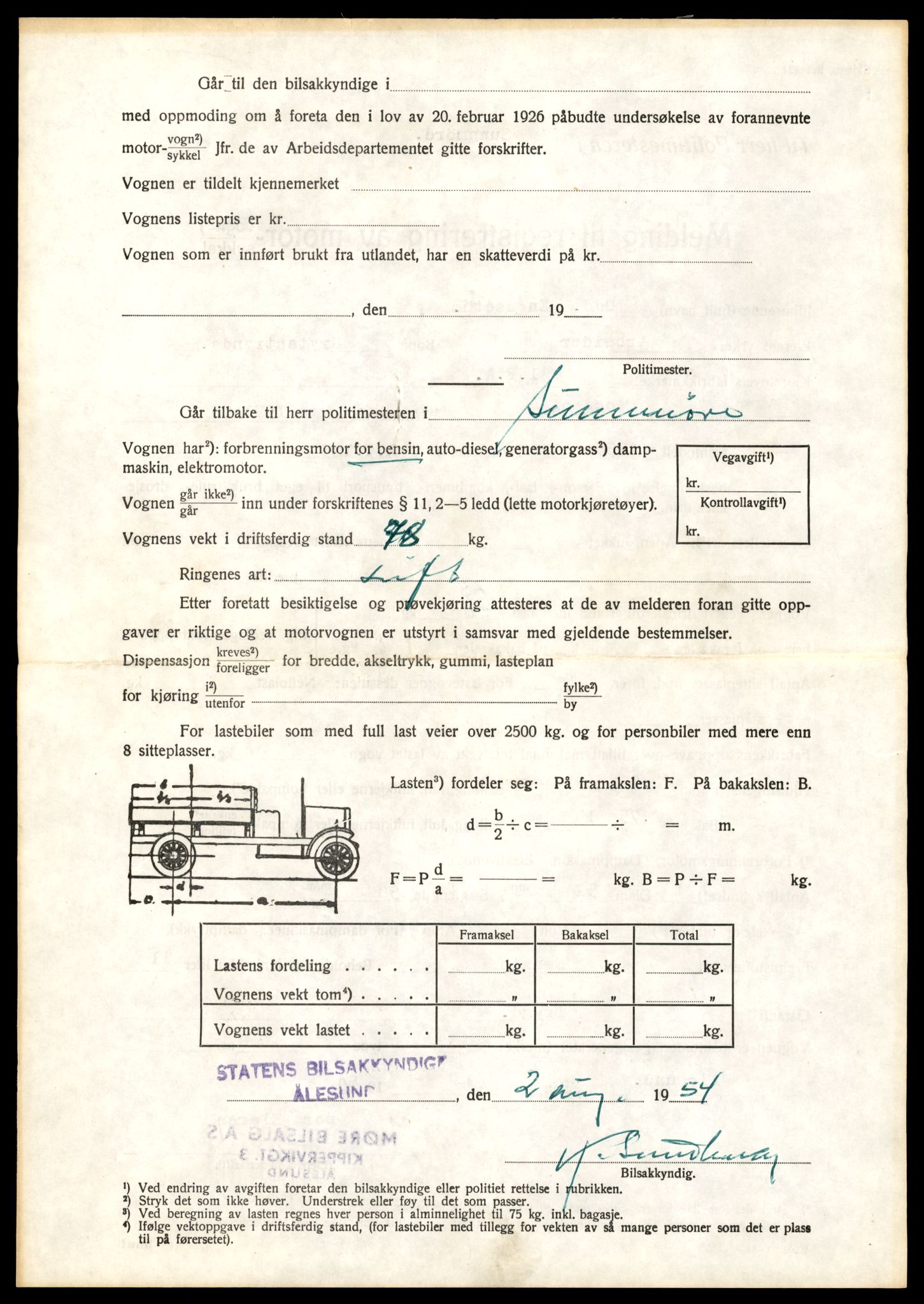 Møre og Romsdal vegkontor - Ålesund trafikkstasjon, AV/SAT-A-4099/F/Fe/L0038: Registreringskort for kjøretøy T 13180 - T 13360, 1927-1998, s. 496
