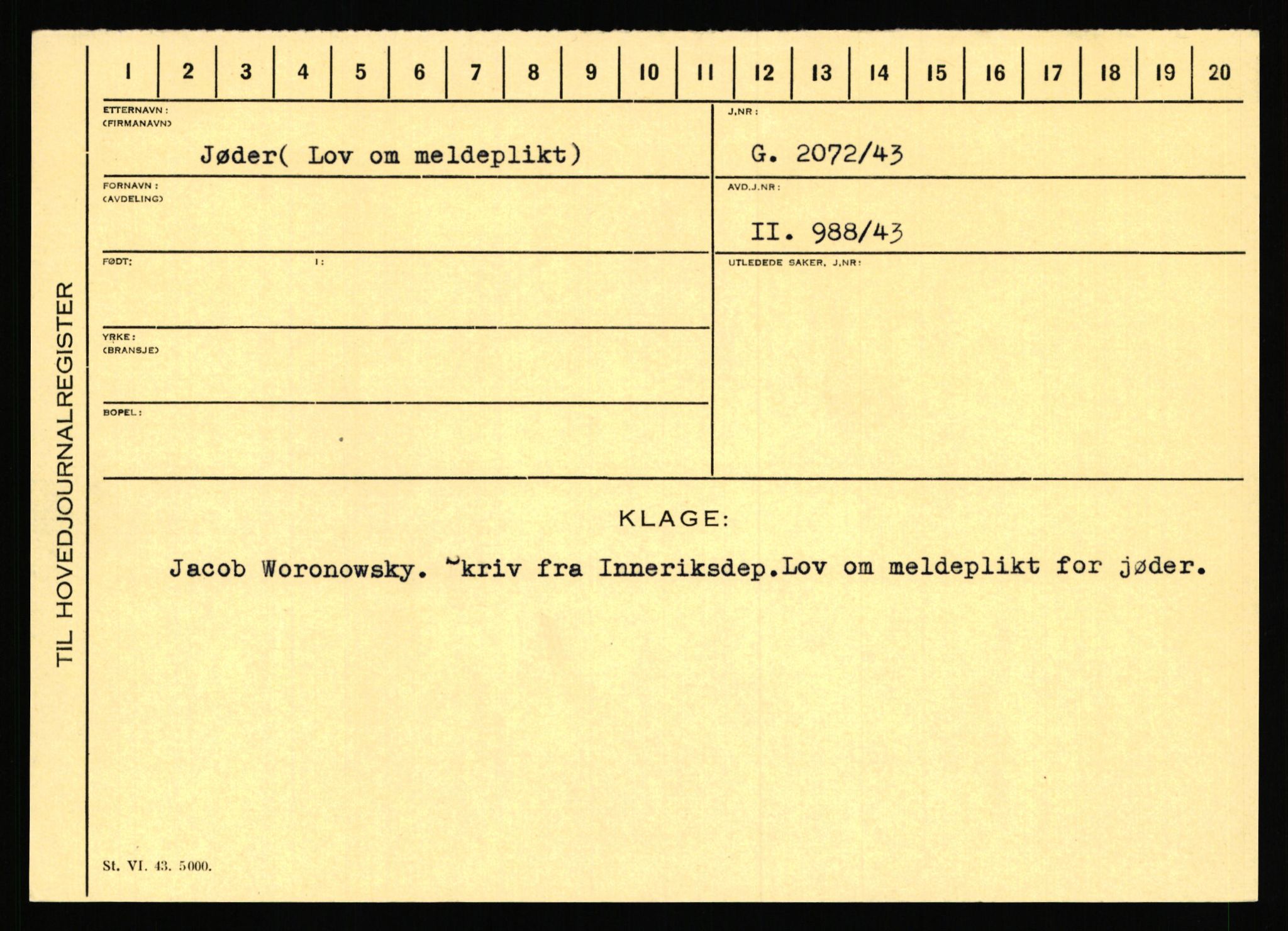 Statspolitiet - Hovedkontoret / Osloavdelingen, AV/RA-S-1329/C/Ca/L0008: Johan(nes)sen - Knoph, 1943-1945, s. 2662