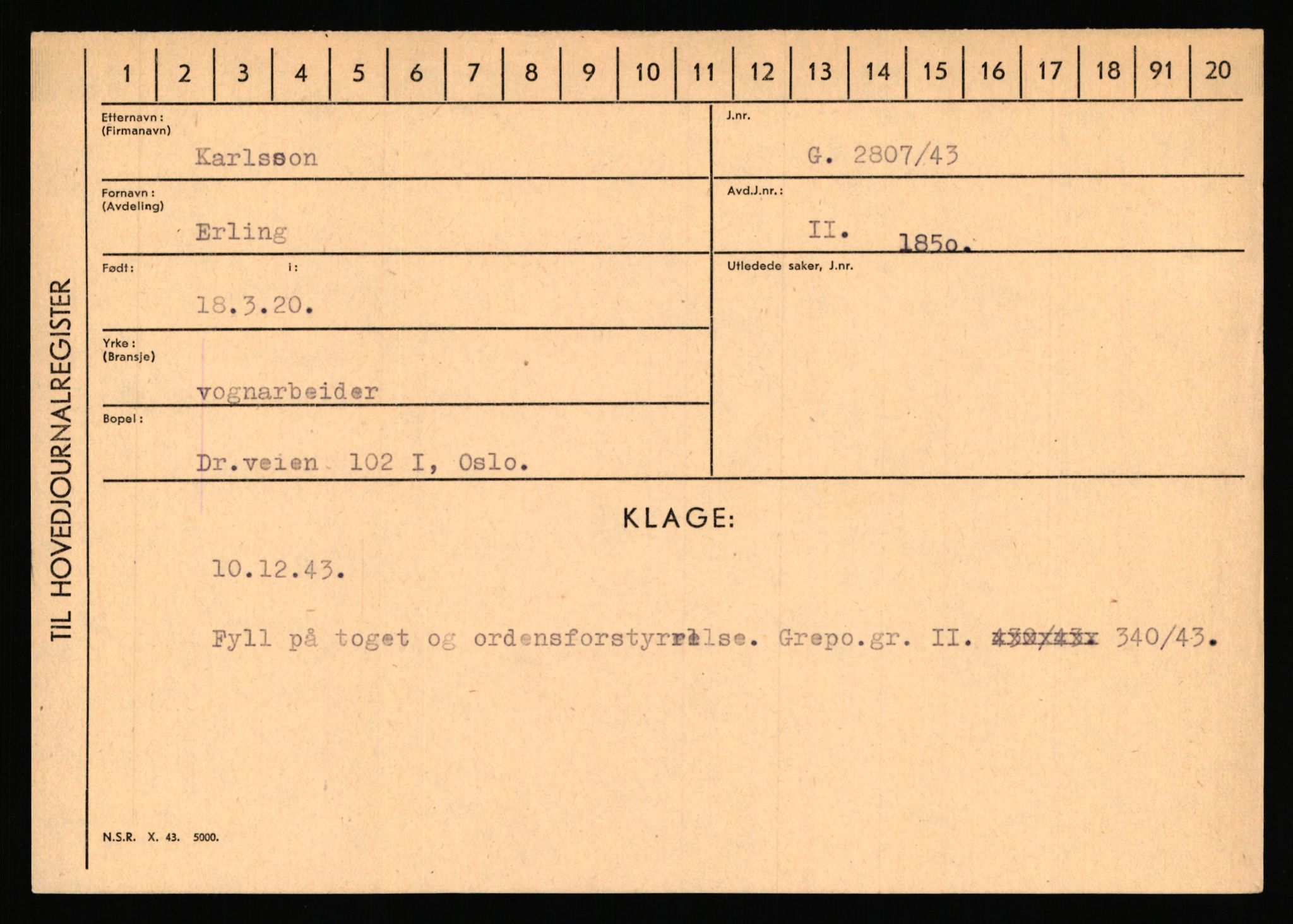 Statspolitiet - Hovedkontoret / Osloavdelingen, AV/RA-S-1329/C/Ca/L0008: Johan(nes)sen - Knoph, 1943-1945, s. 3772