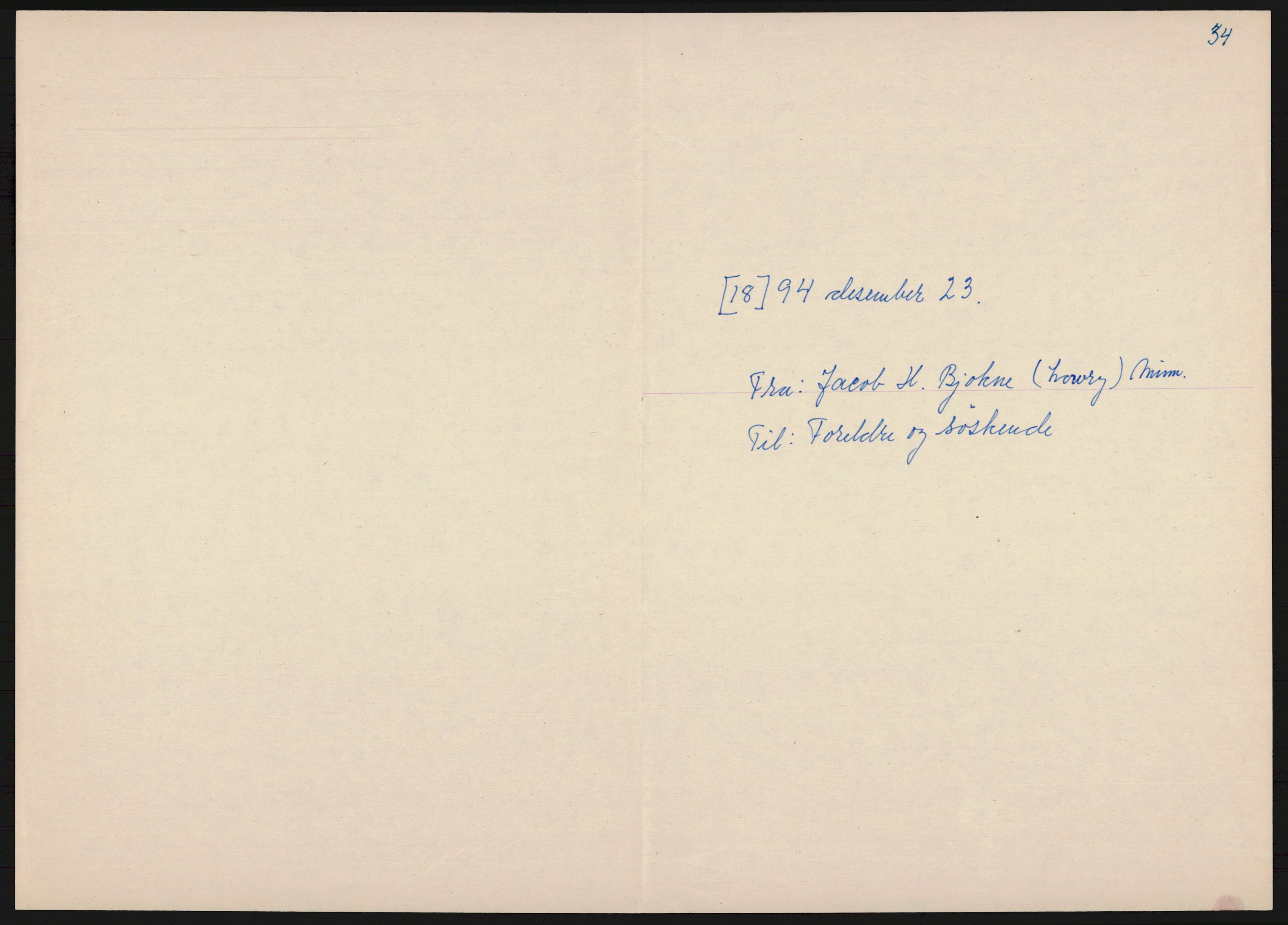 Samlinger til kildeutgivelse, Amerikabrevene, AV/RA-EA-4057/F/L0010: Innlån fra Oppland: Bjøkne I - IV, 1838-1914, s. 150