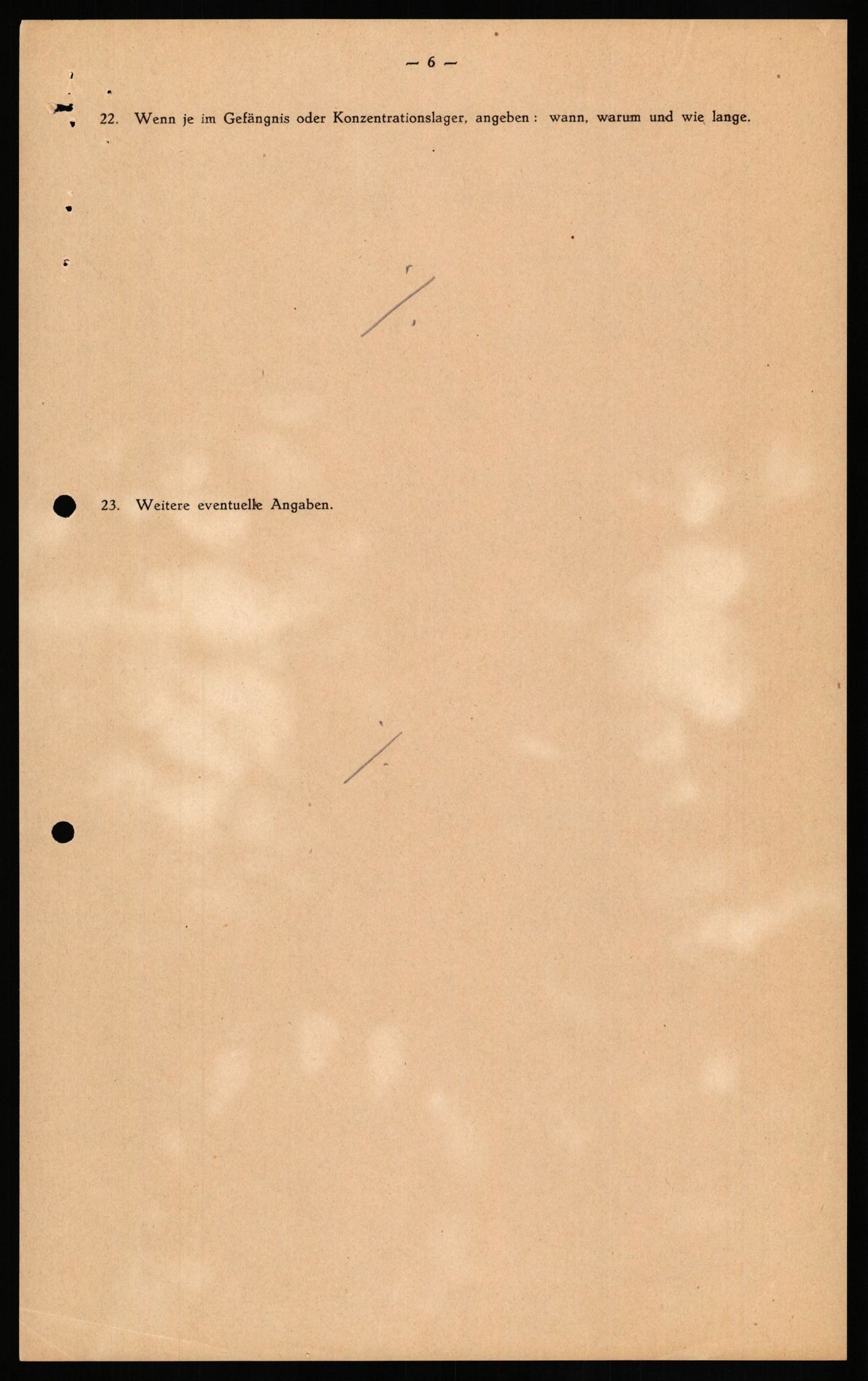 Forsvaret, Forsvarets overkommando II, AV/RA-RAFA-3915/D/Db/L0027: CI Questionaires. Tyske okkupasjonsstyrker i Norge. Tyskere., 1945-1946, s. 322