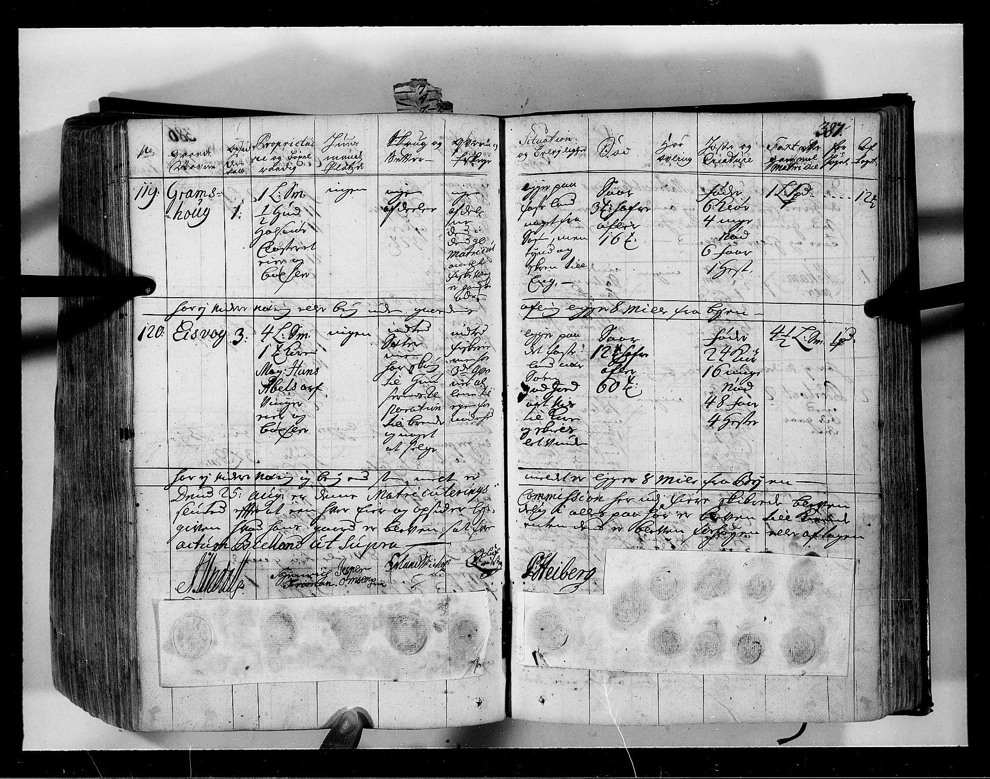 Rentekammeret inntil 1814, Realistisk ordnet avdeling, AV/RA-EA-4070/N/Nb/Nbf/L0134: Sunnhordland eksaminasjonsprotokoll, 1723, s. 385