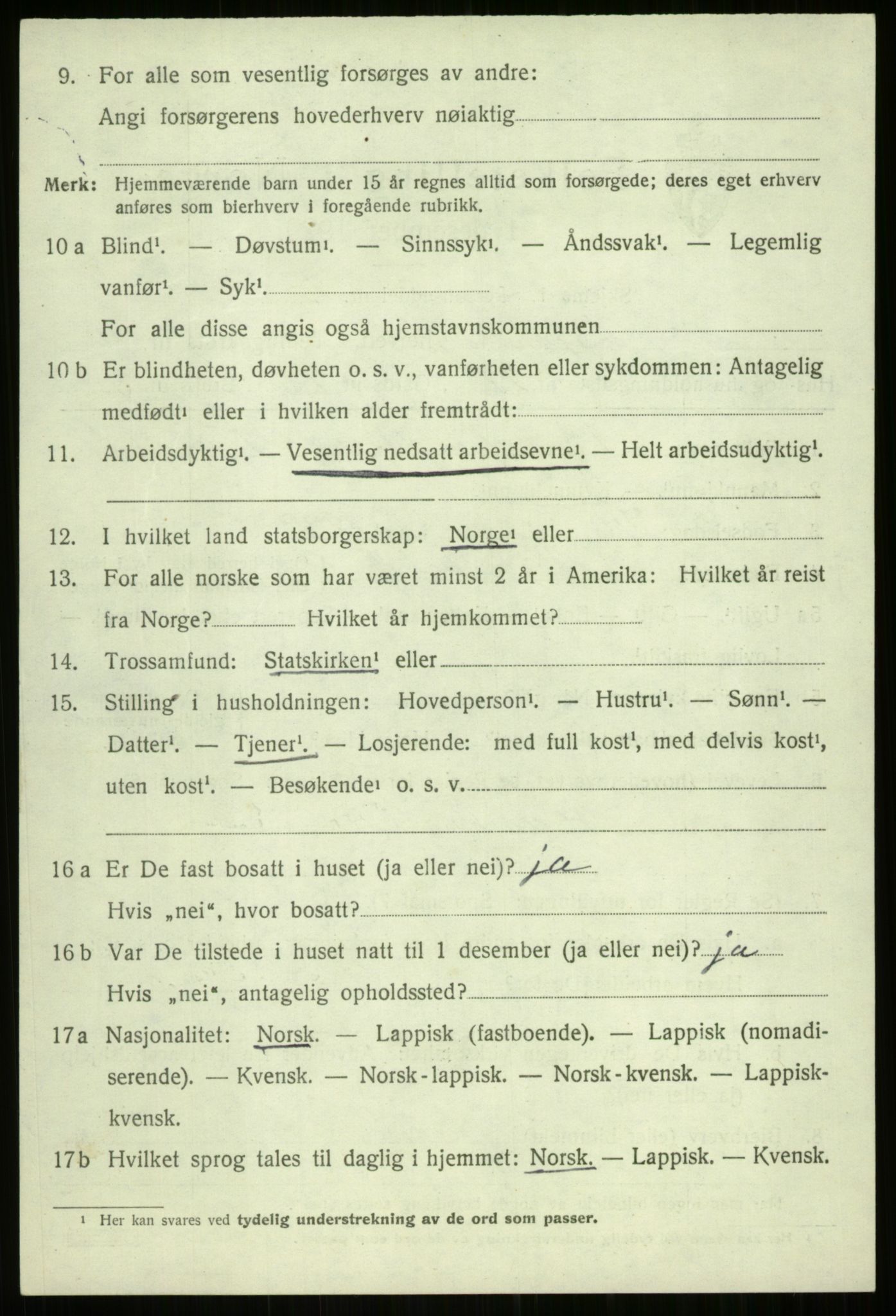 SATØ, Folketelling 1920 for 1915 Bjarkøy herred, 1920, s. 4278