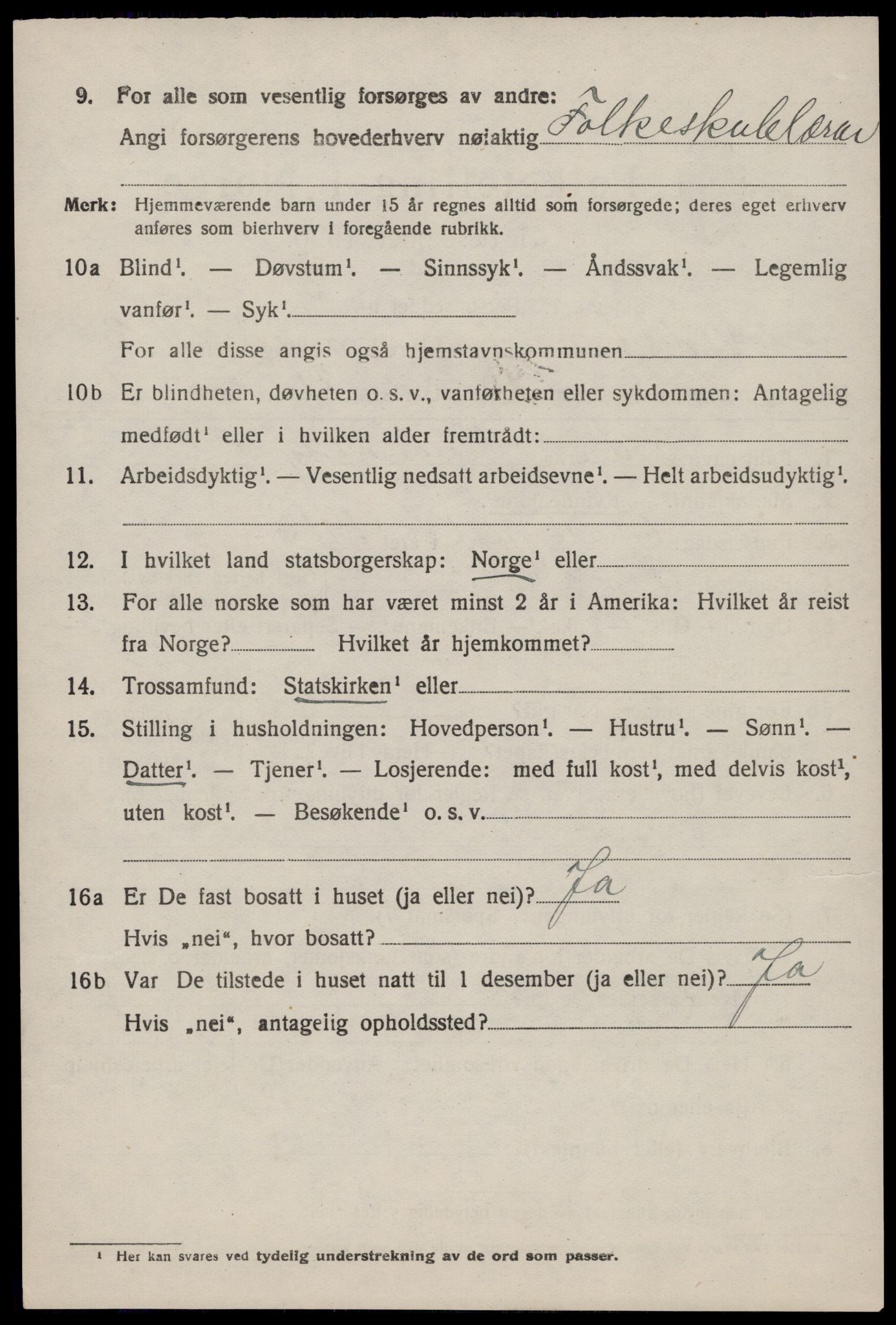 SAST, Folketelling 1920 for 1139 Nedstrand herred, 1920, s. 1726