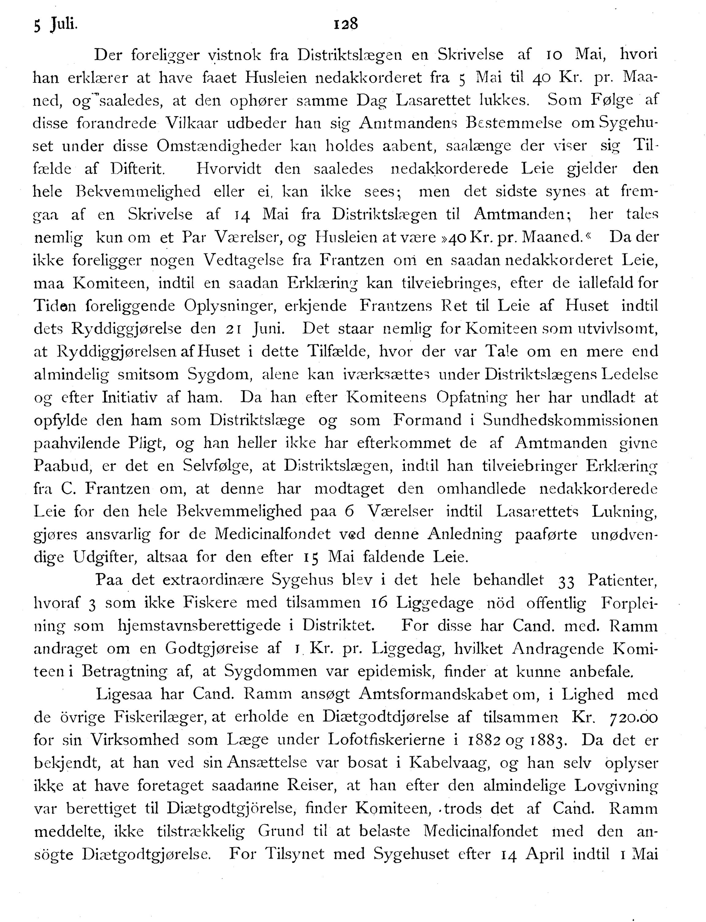 Nordland Fylkeskommune. Fylkestinget, AIN/NFK-17/176/A/Ac/L0014: Fylkestingsforhandlinger 1881-1885, 1881-1885