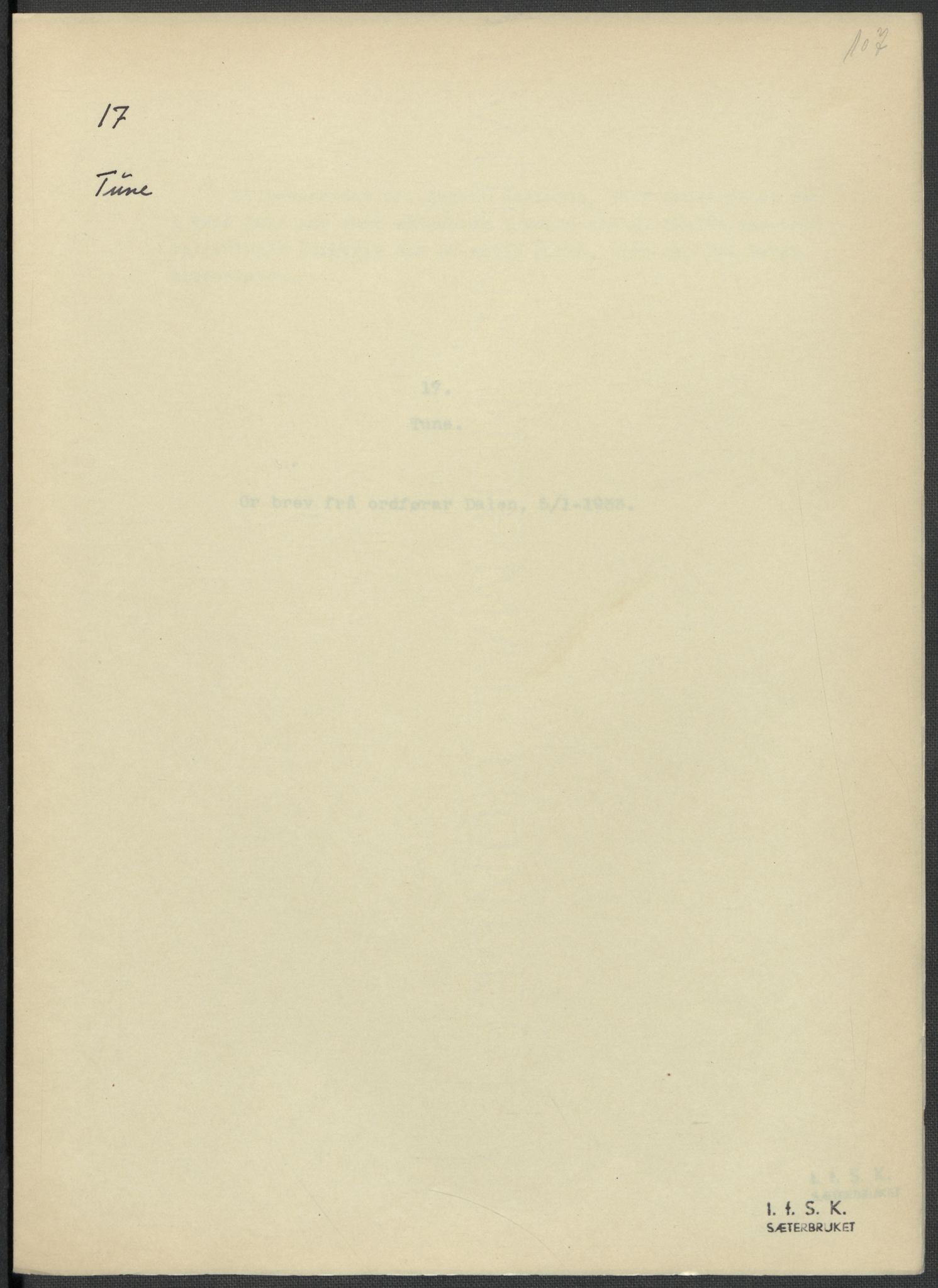 Instituttet for sammenlignende kulturforskning, AV/RA-PA-0424/F/Fc/L0002/0001: Eske B2: / Østfold (perm I), 1932-1935, s. 107