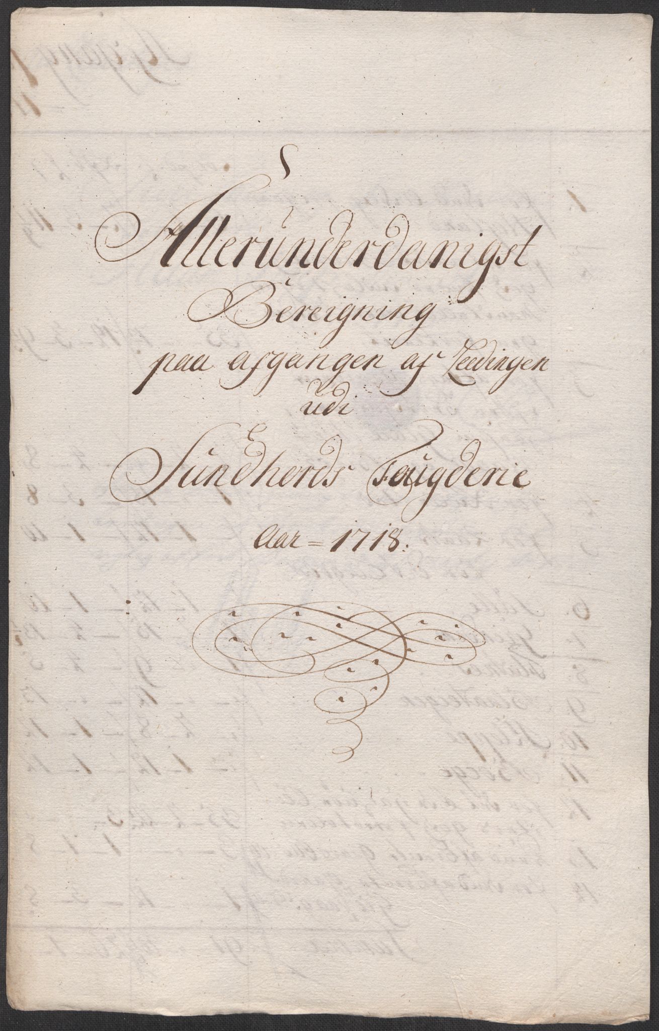 Rentekammeret inntil 1814, Reviderte regnskaper, Fogderegnskap, AV/RA-EA-4092/R48/L2996: Fogderegnskap Sunnhordland og Hardanger, 1718, s. 9