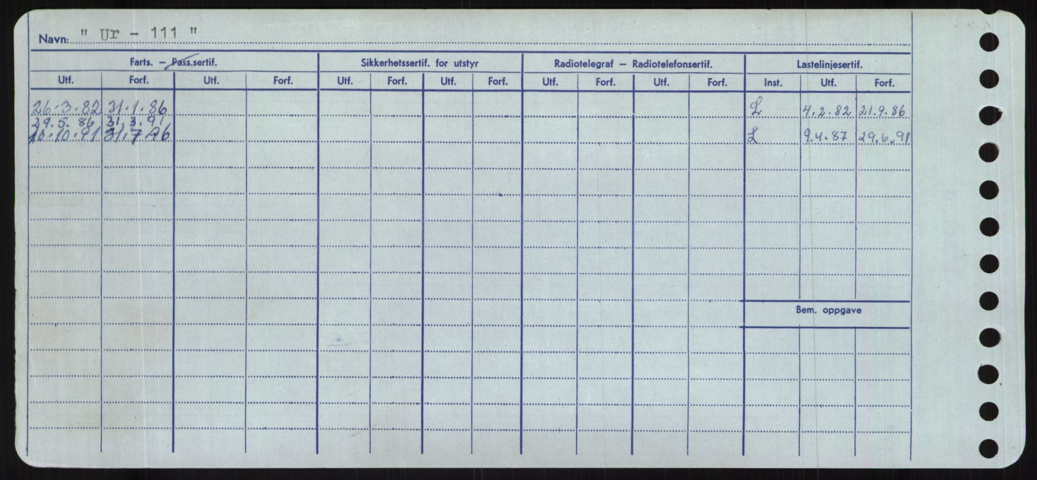 Sjøfartsdirektoratet med forløpere, Skipsmålingen, AV/RA-S-1627/H/Hc/L0001: Lektere, A-Y, s. 614