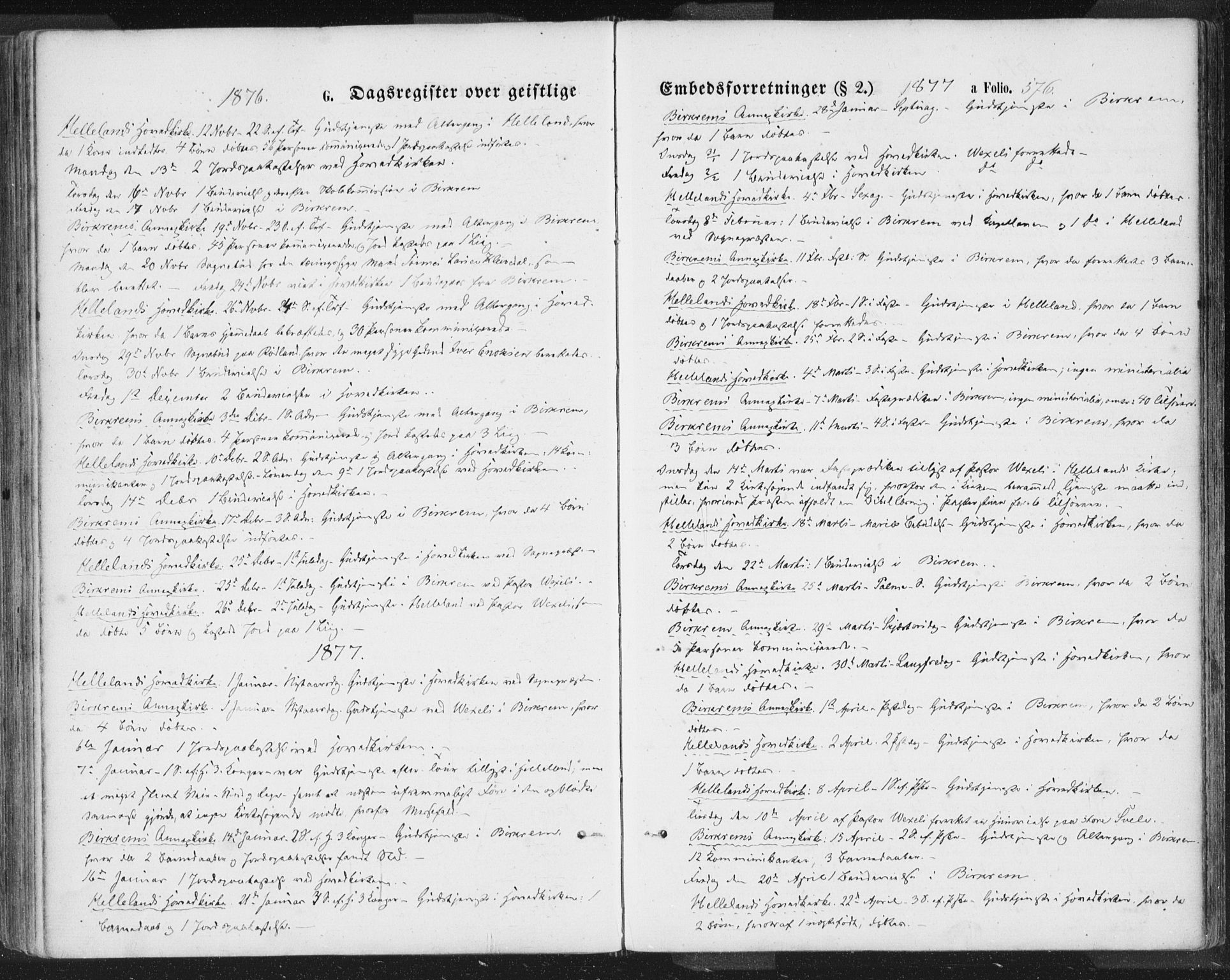Helleland sokneprestkontor, SAST/A-101810: Ministerialbok nr. A 7.2, 1863-1886, s. 576