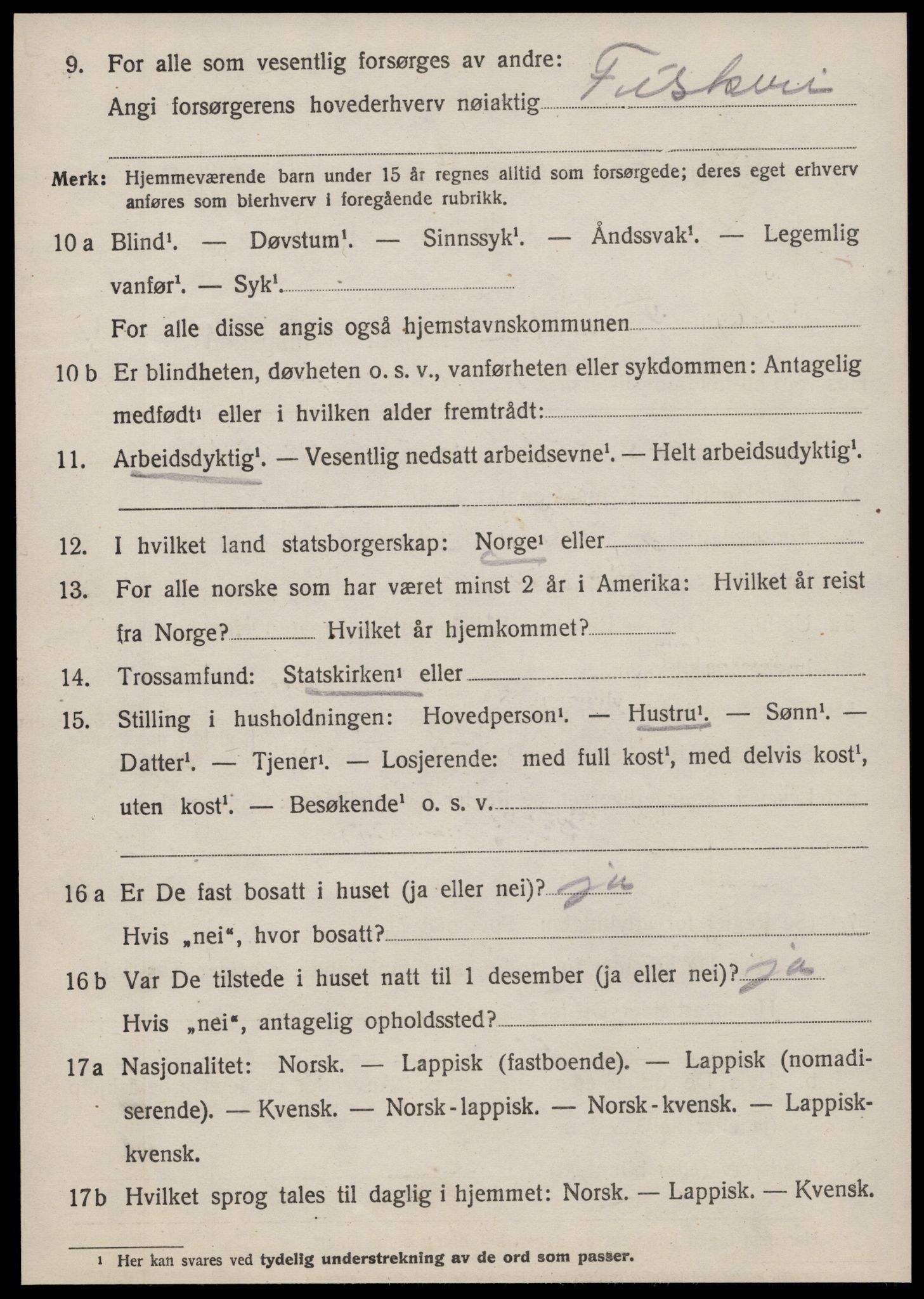 SAT, Folketelling 1920 for 1619 Sør-Frøya herred, 1920, s. 3390