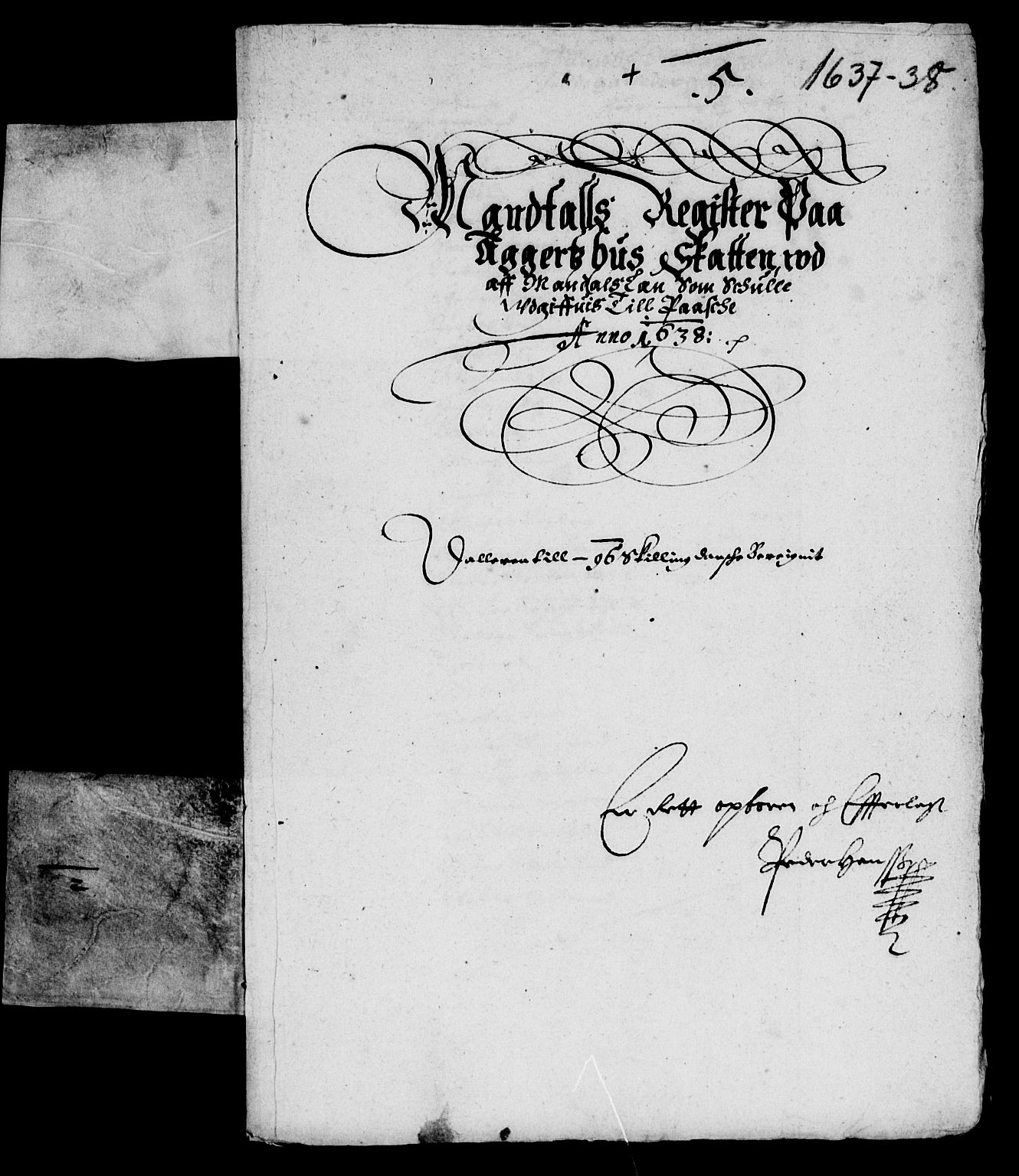 Rentekammeret inntil 1814, Reviderte regnskaper, Lensregnskaper, AV/RA-EA-5023/R/Rb/Rbq/L0026: Nedenes len. Mandals len. Råbyggelag., 1636-1638