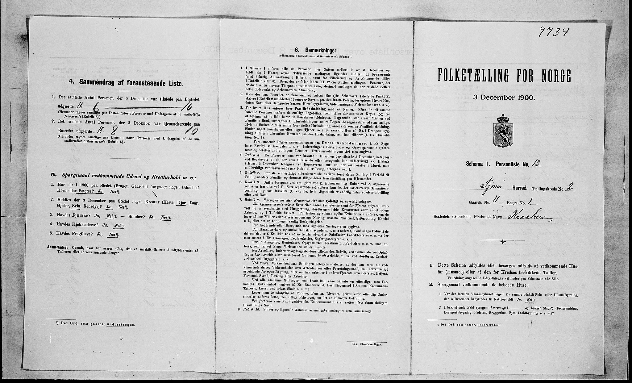 RA, Folketelling 1900 for 0723 Tjøme herred, 1900, s. 268
