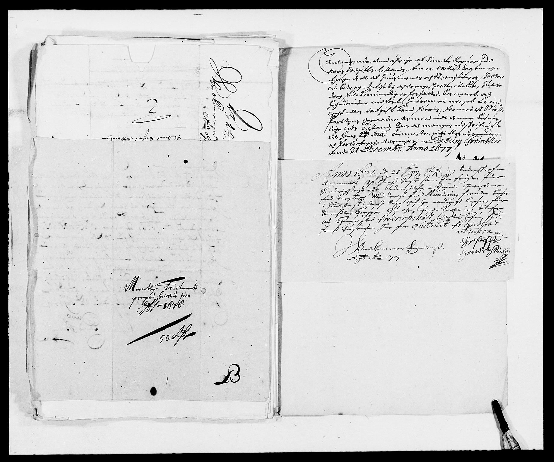 Rentekammeret inntil 1814, Reviderte regnskaper, Fogderegnskap, RA/EA-4092/R39/L2302: Fogderegnskap Nedenes, 1677-1678, s. 27