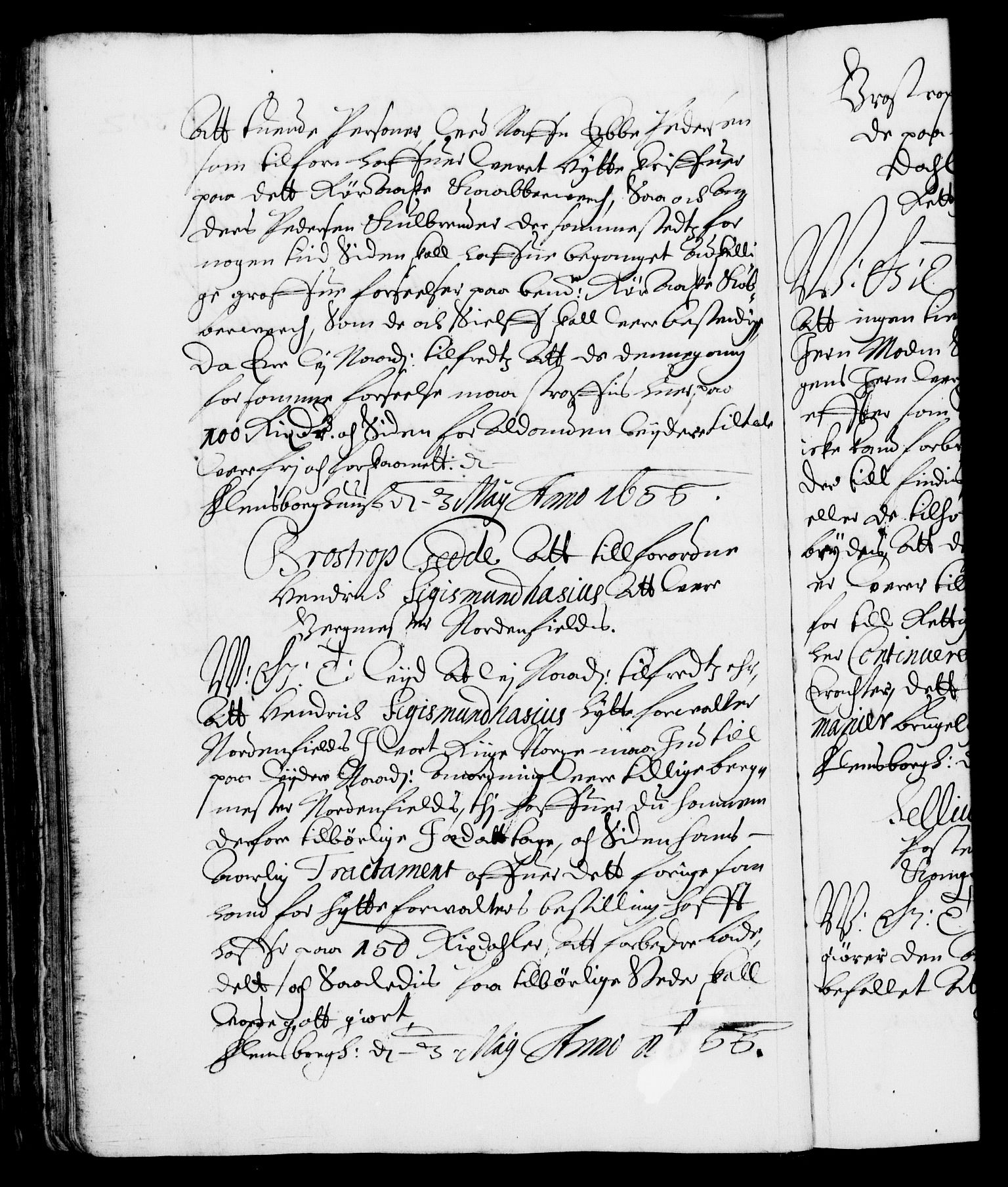 Danske Kanselli 1572-1799, AV/RA-EA-3023/F/Fc/Fca/Fcab/L0009: Norske tegnelser (mikrofilm), 1653-1656, s. 302b